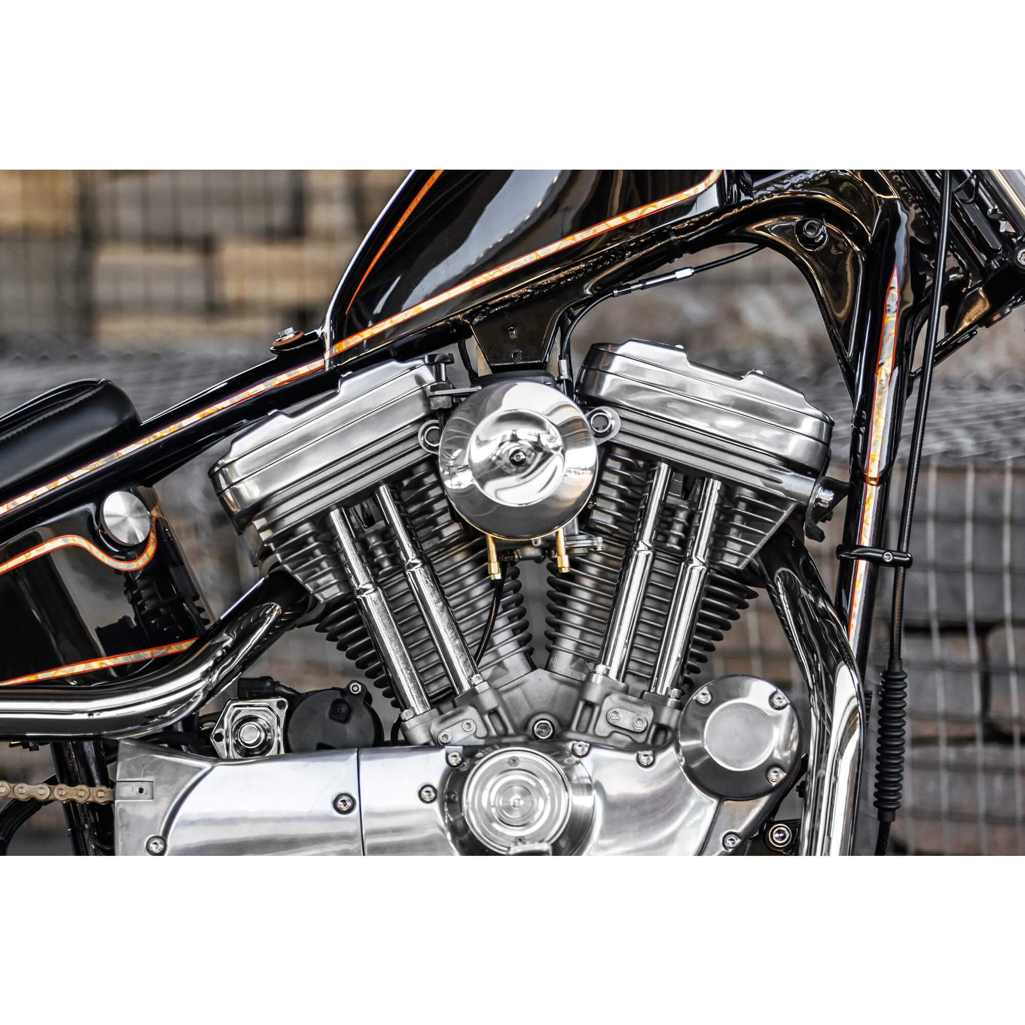 Radius Breather Bolts for Harley-Davidson Evo - Chrome Plated - Image 7