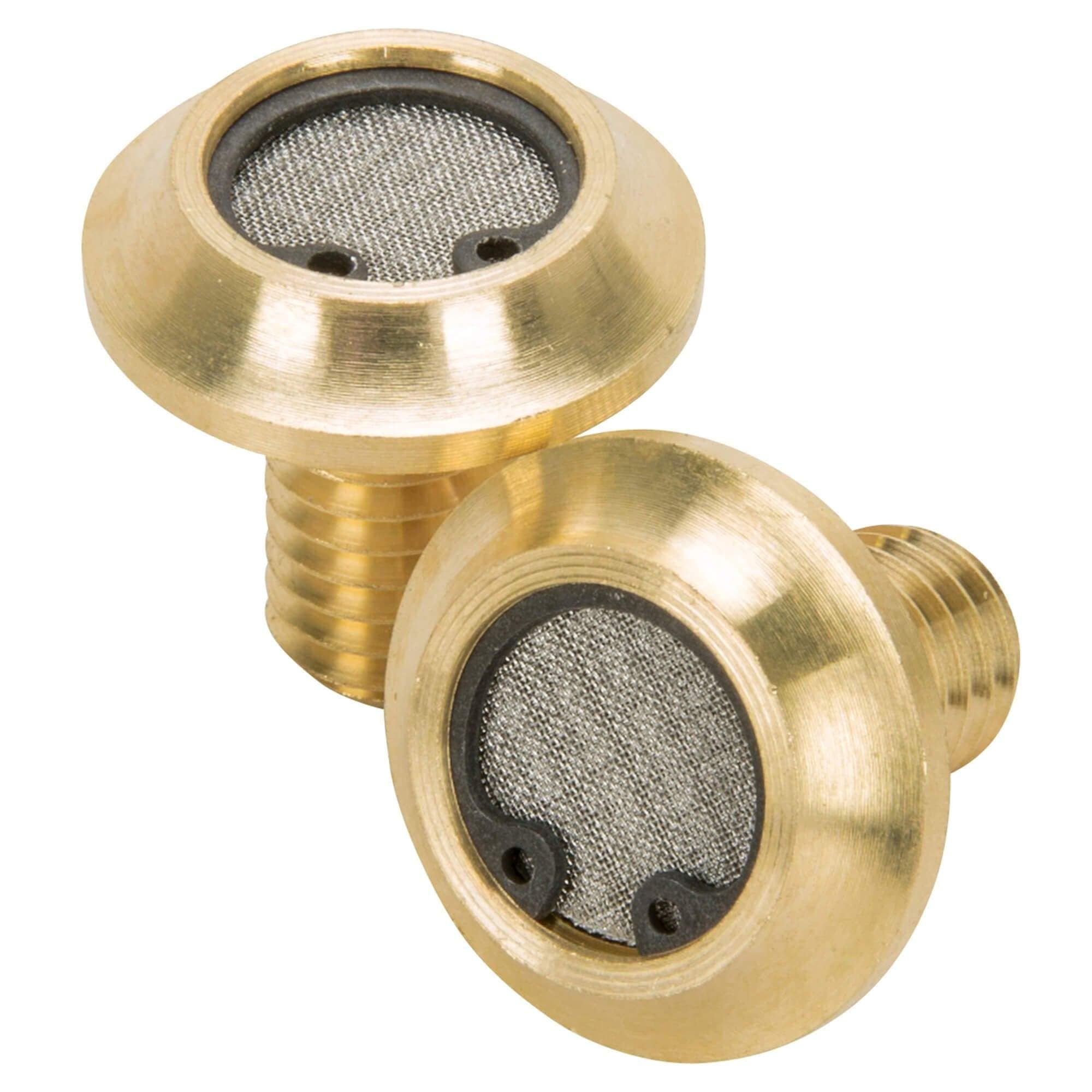 Radius Breather Bolts for Harley-Davidson Twin Cam - Brass - Image 2
