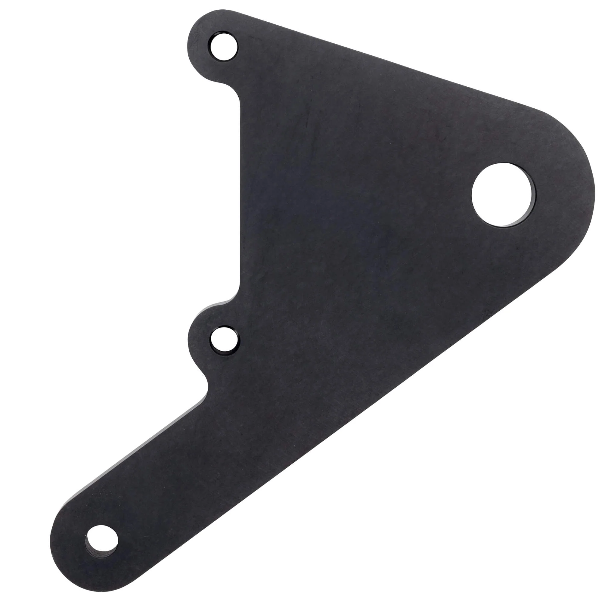 Rear Caliper Bracket for Rigid Harleys - 10" Rotor - 3/4" Axle - Black - Image 5