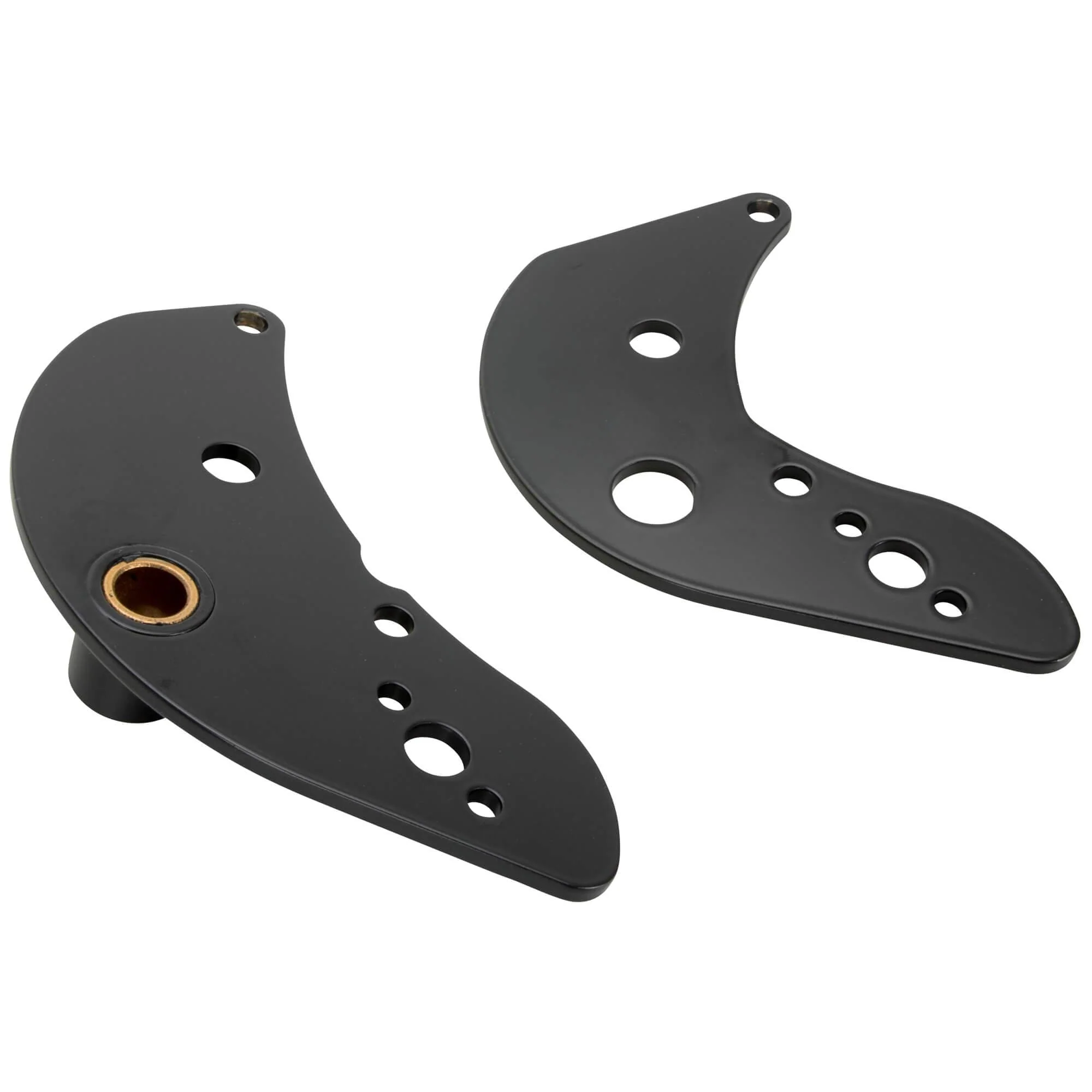 Rear Motor Mount Plates for Triumph Motorcycles - Chopper Style w/ Key Switch Hole - 1963 - 1970 Triumph - Image 3