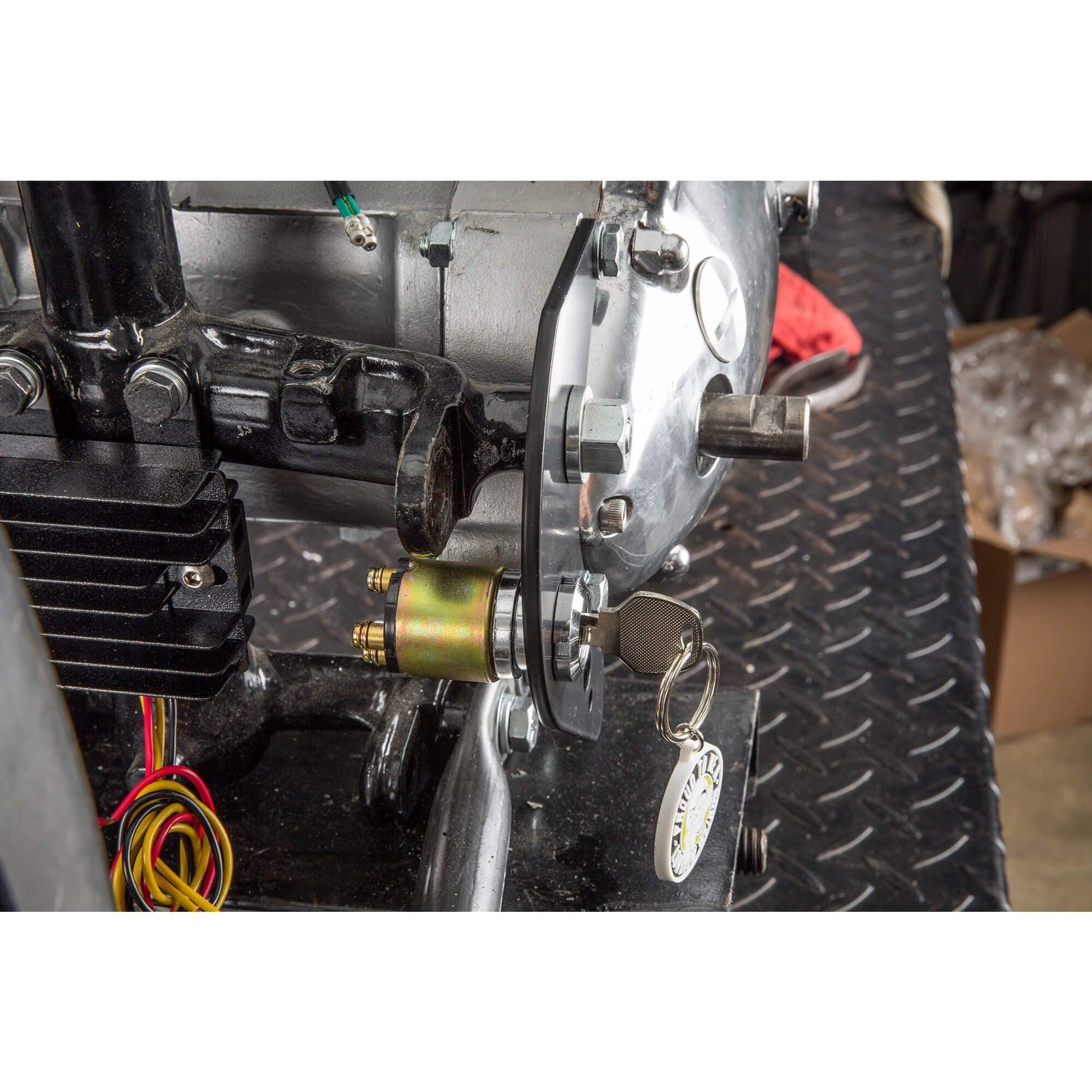 Rear Motor Mount Plates for Triumph Motorcycles - Chopper Style w/ Key Switch Hole - 1963 - 1970 Triumph - Image 7