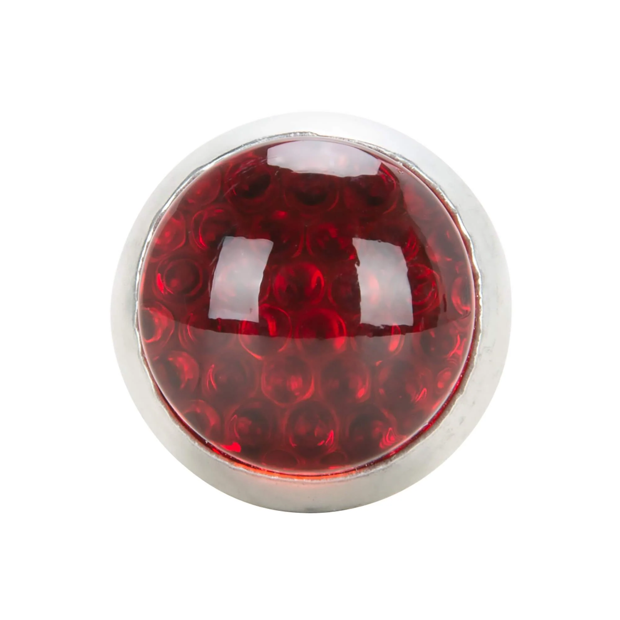 Glo Brite Glass License Plate Reflector - Red - Image 2