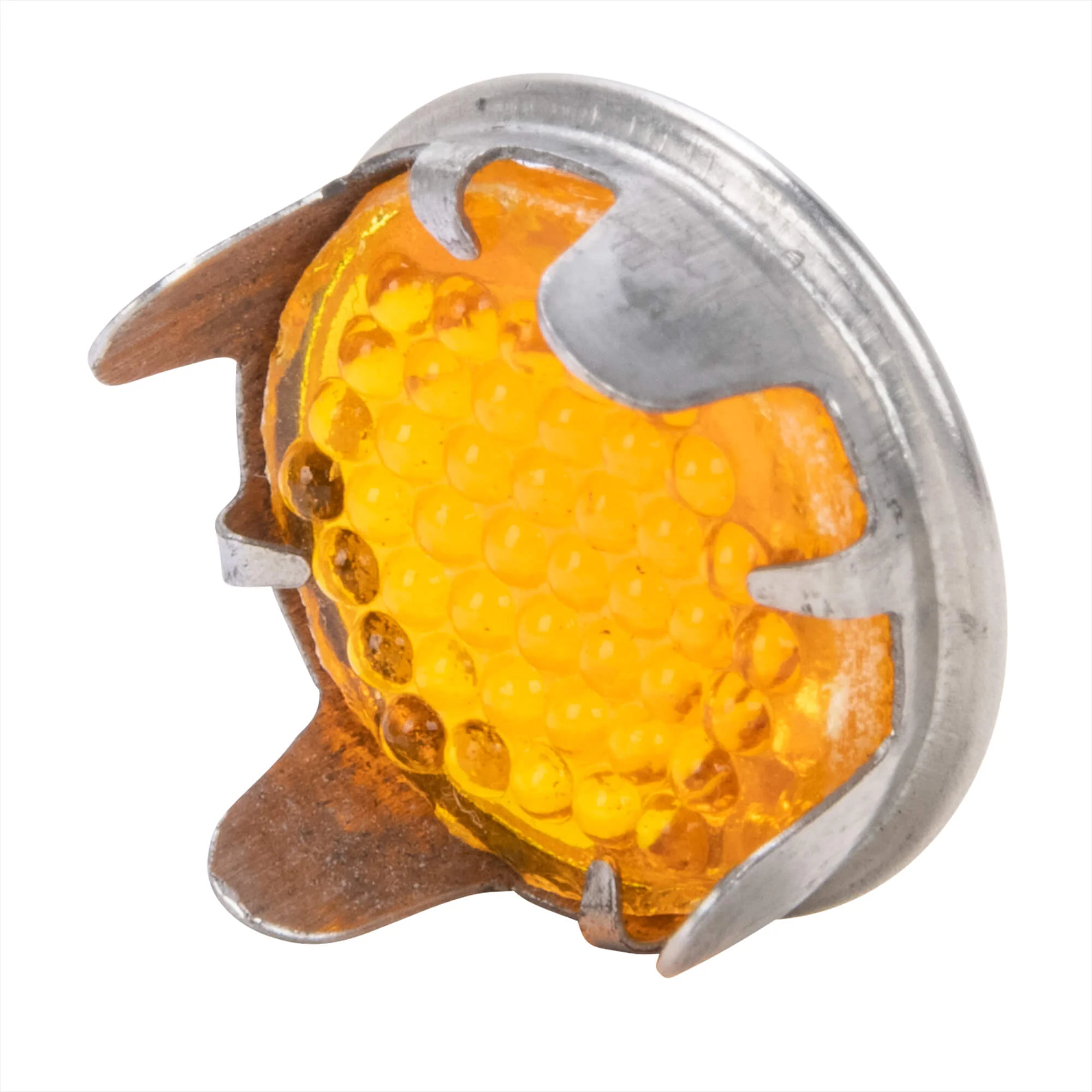 Prism Cut Glass Dot - Amber - Image 2