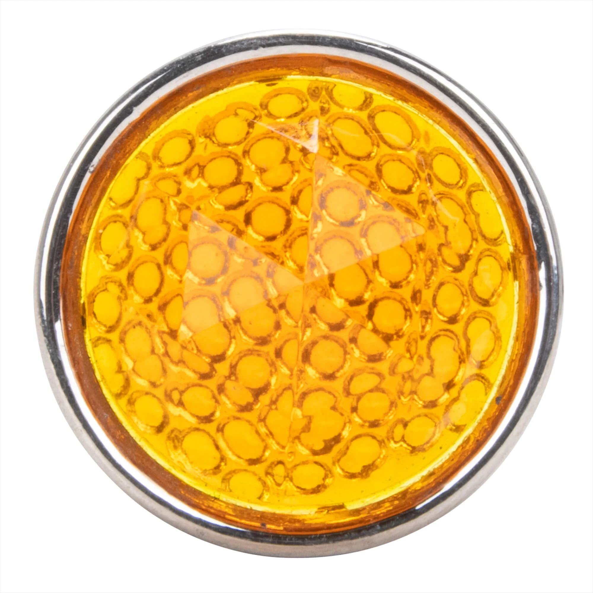 Prism Cut Glass Dot - Amber - Image 3