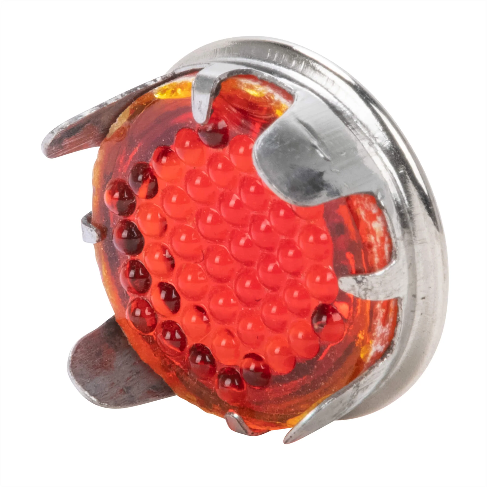 Smooth Cut Glass Dot - Red - Image 2