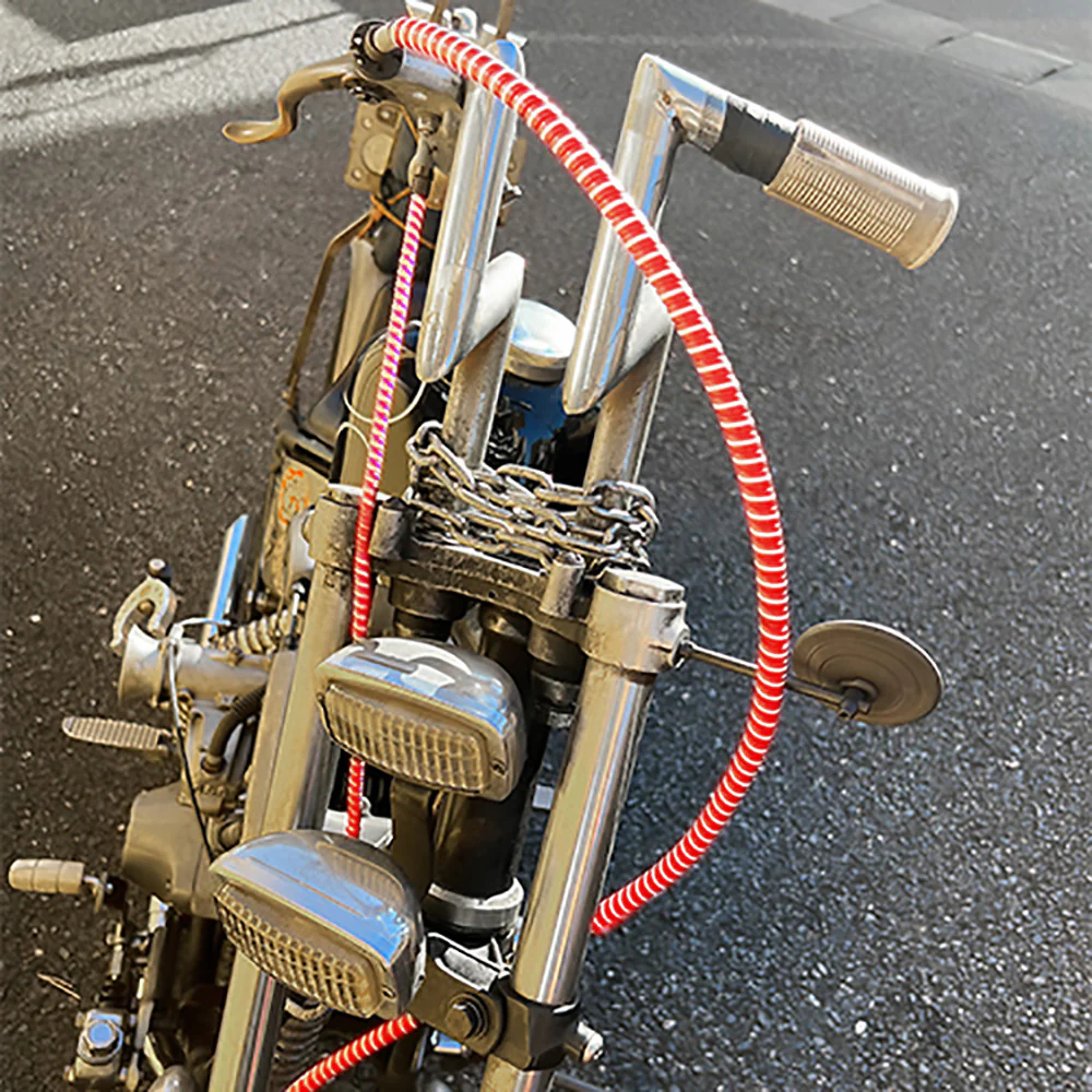 Reverb Vintage Style Cable Wrap - Red/White - Image 5