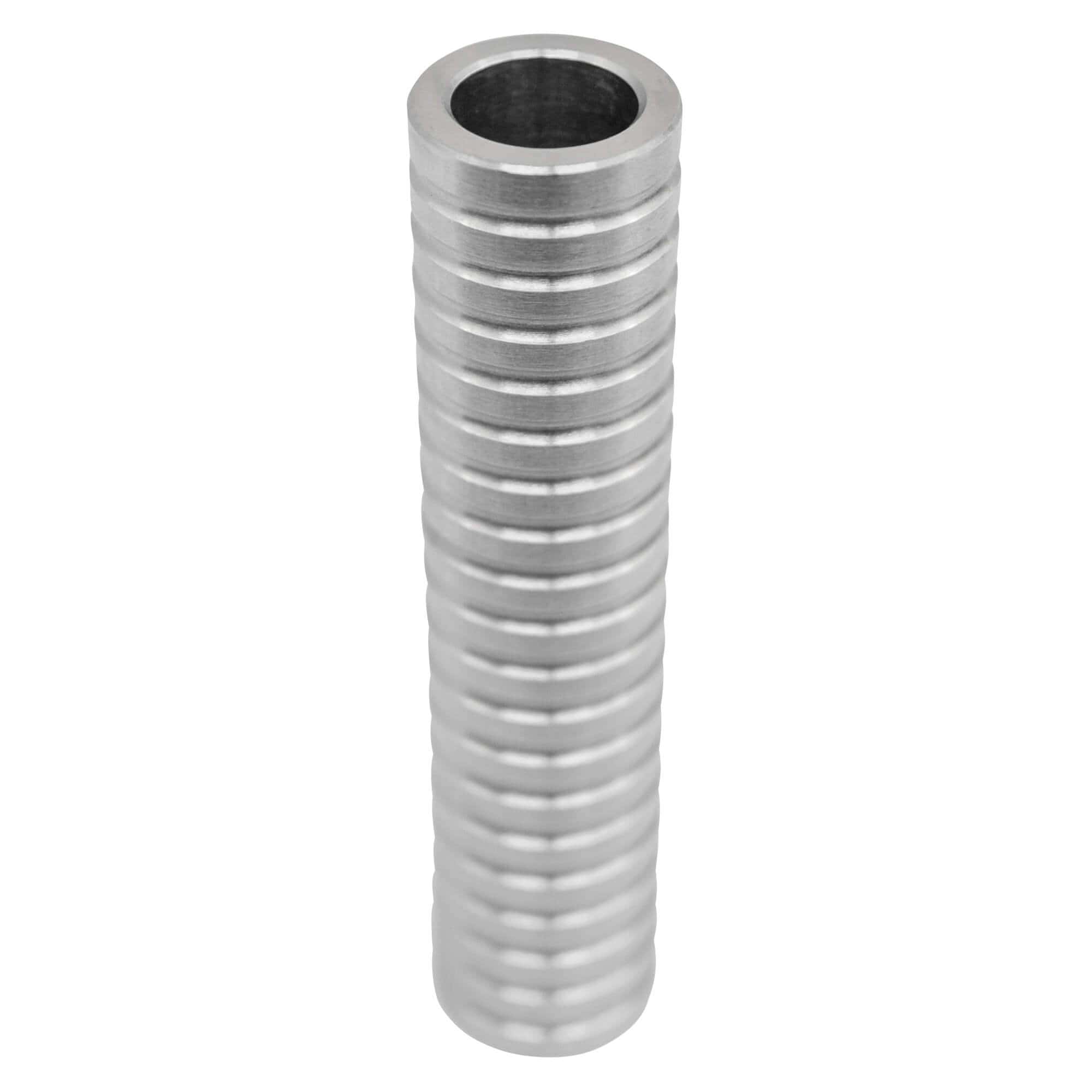 Ribbed Axle Spacer Stock - Aluminum - 5 inch - 3/4 inch I.D. - Image 4