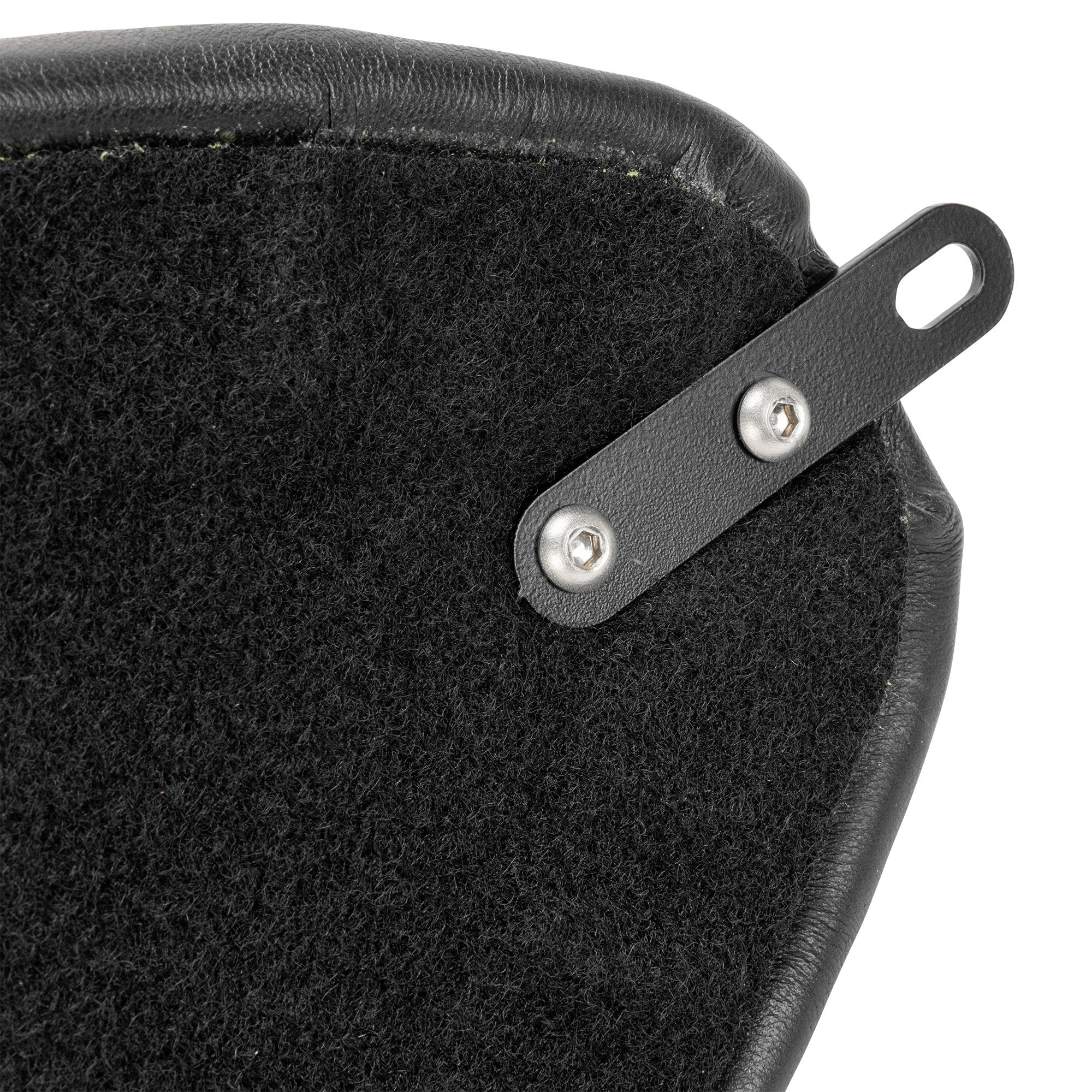 Cobra 2-Up Seat - Black Leather - Diamond - for Harley OEM Factory Rigid Frames - Image 14