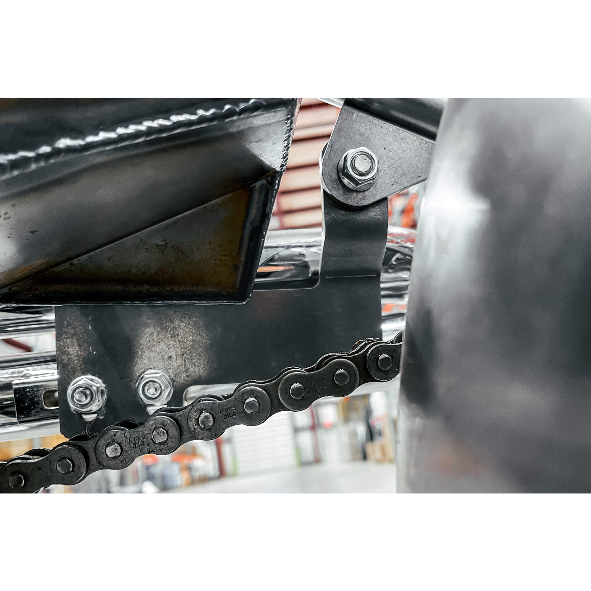 Rigid Frame Mounting Bracket for Shotgun Exhaust Pipes - 1990-2003 Harley-Davidson Sportster XL - Image 7