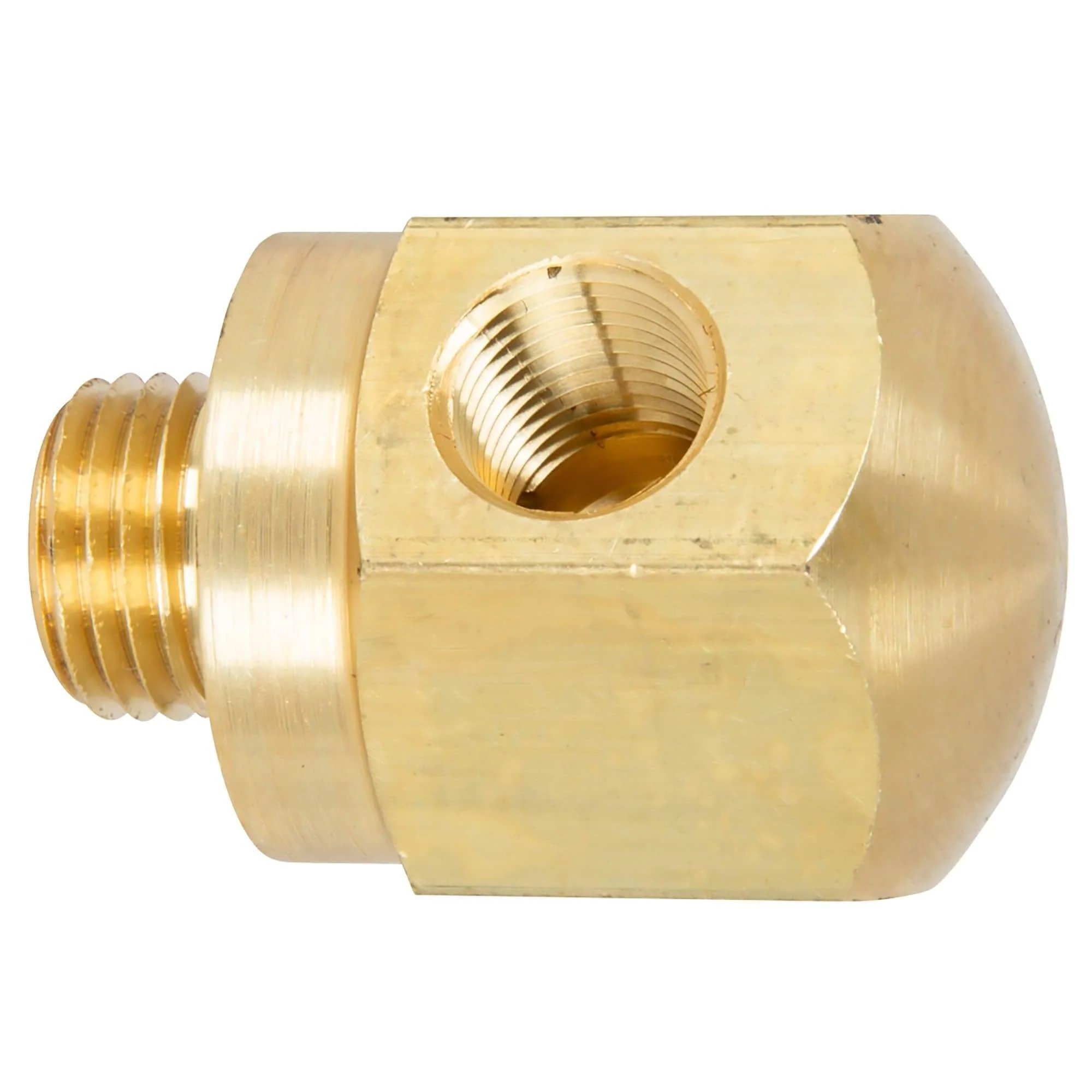 Rocker Box Oil Pressure Gauge Adapter Fitting - Brass - 1971 - Up Harley-Davidson Shovelhead, 1971 - 1985 Sportster