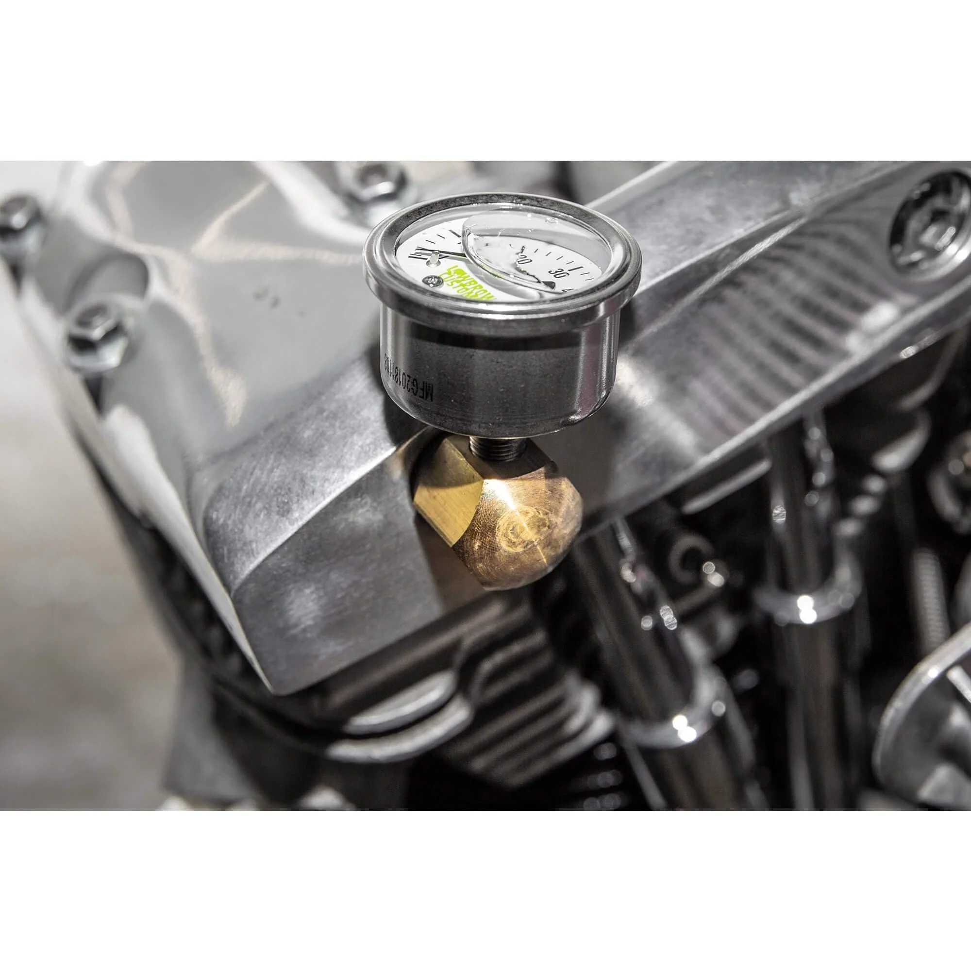Rocker Box Oil Pressure Gauge Adapter Fitting - Brass - 1971 - Up Harley-Davidson Shovelhead, 1971 - 1985 Sportster - Image 5