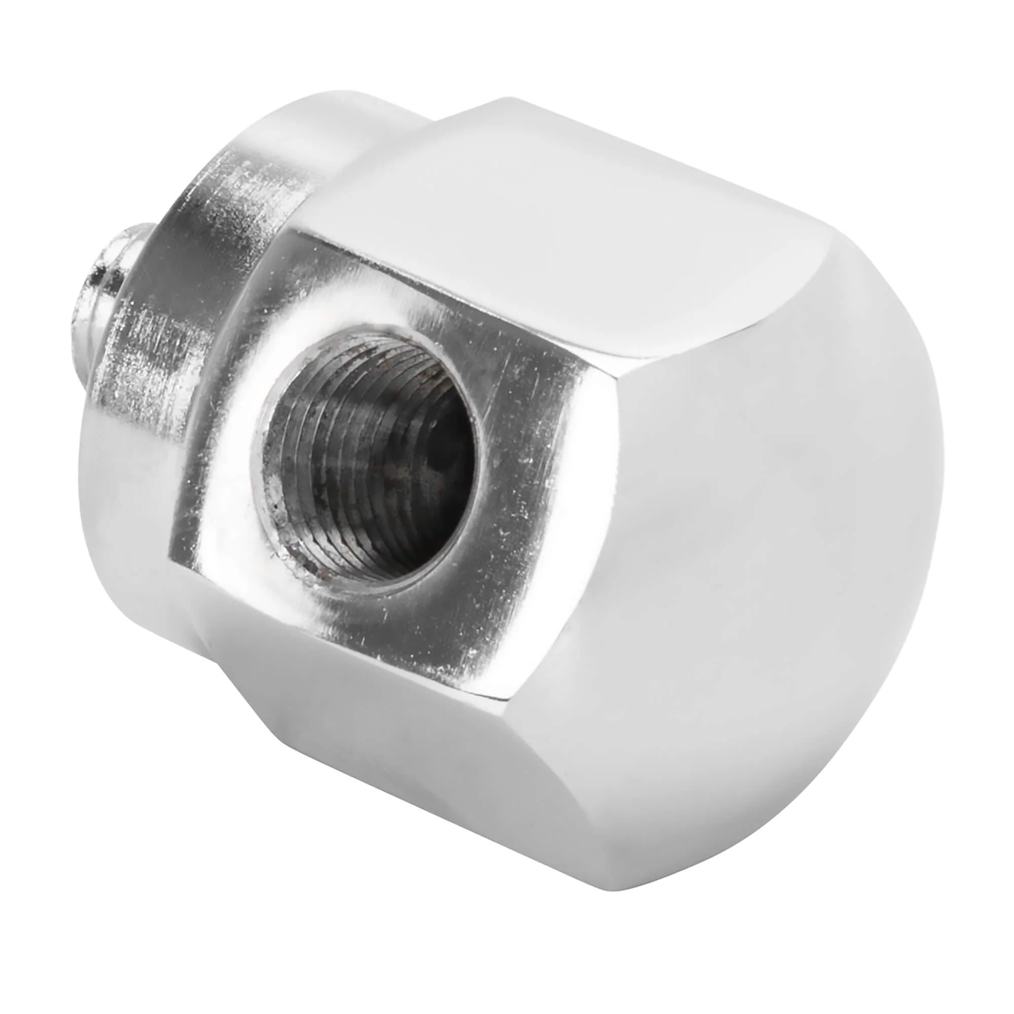 Rocker Box Oil Pressure Gauge Adapter Fitting - Chrome - 1966 - 1970 Harley-Davidson Shovelhead, 1957 - 1970 Sportster - Image 3