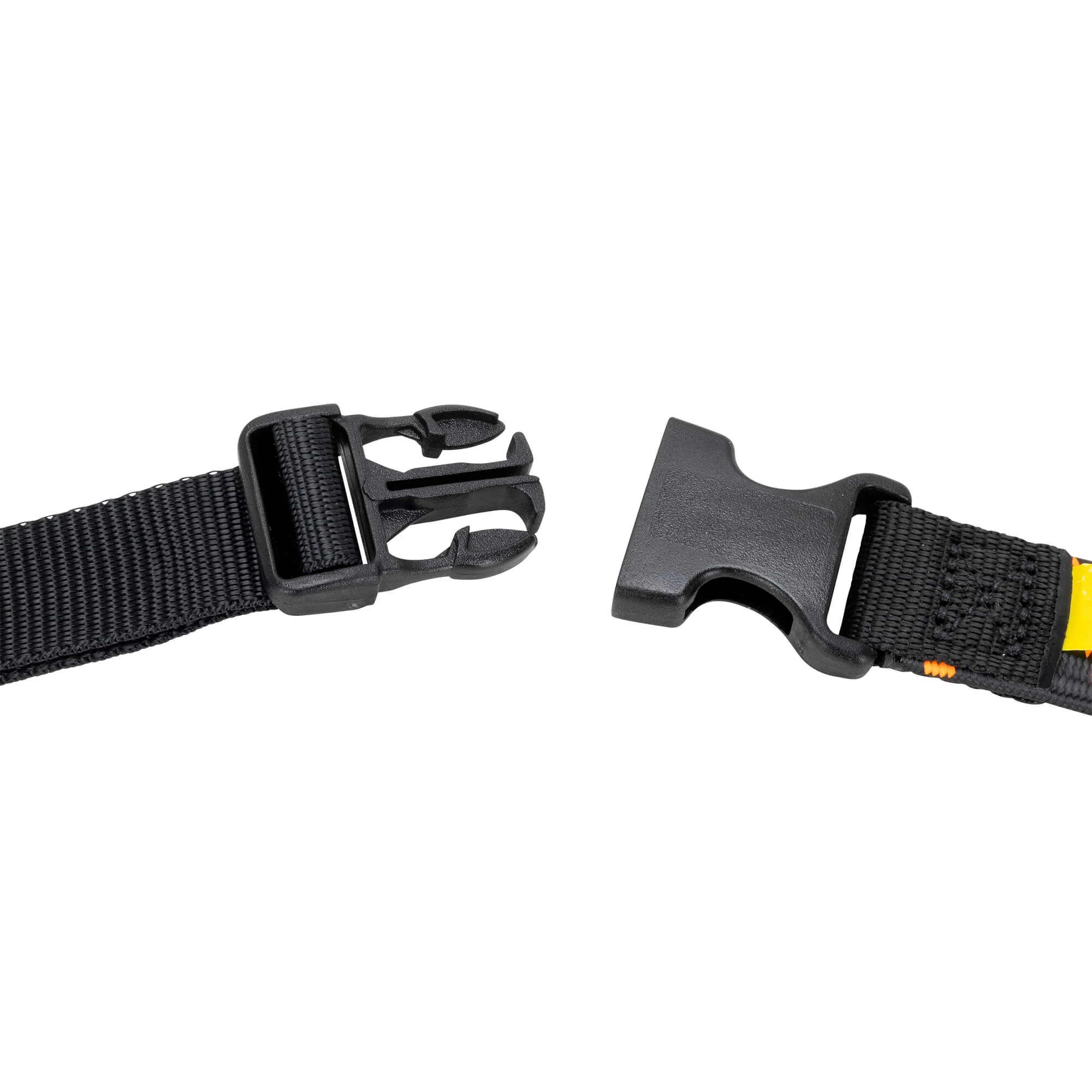 The Ultimate Adjustable Cargo Straps Twin Pack - 18"-60" x 1" - Black/Orange - Image 7