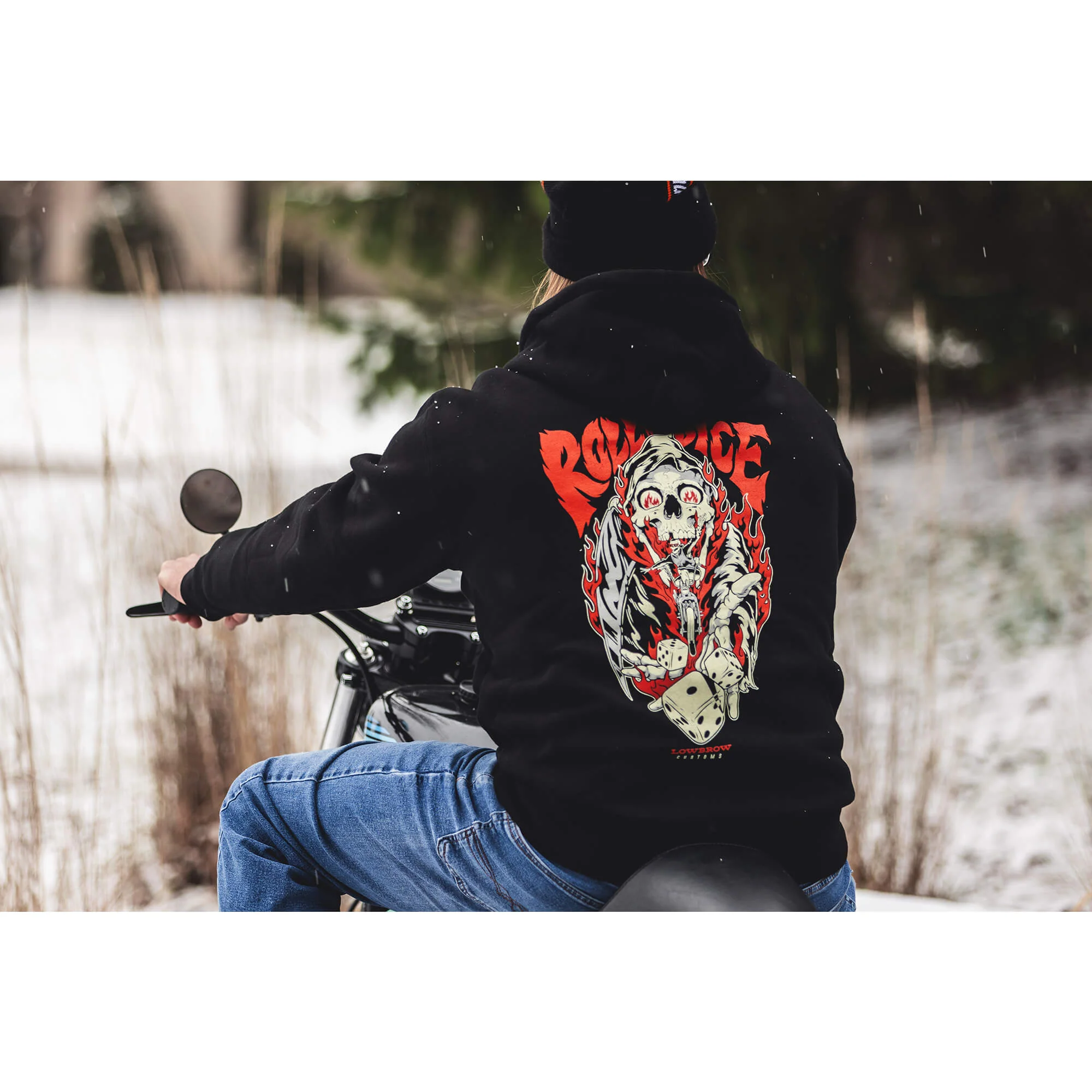 Roll The Dice Zip-up Hooded Sweatshirt - Image 6