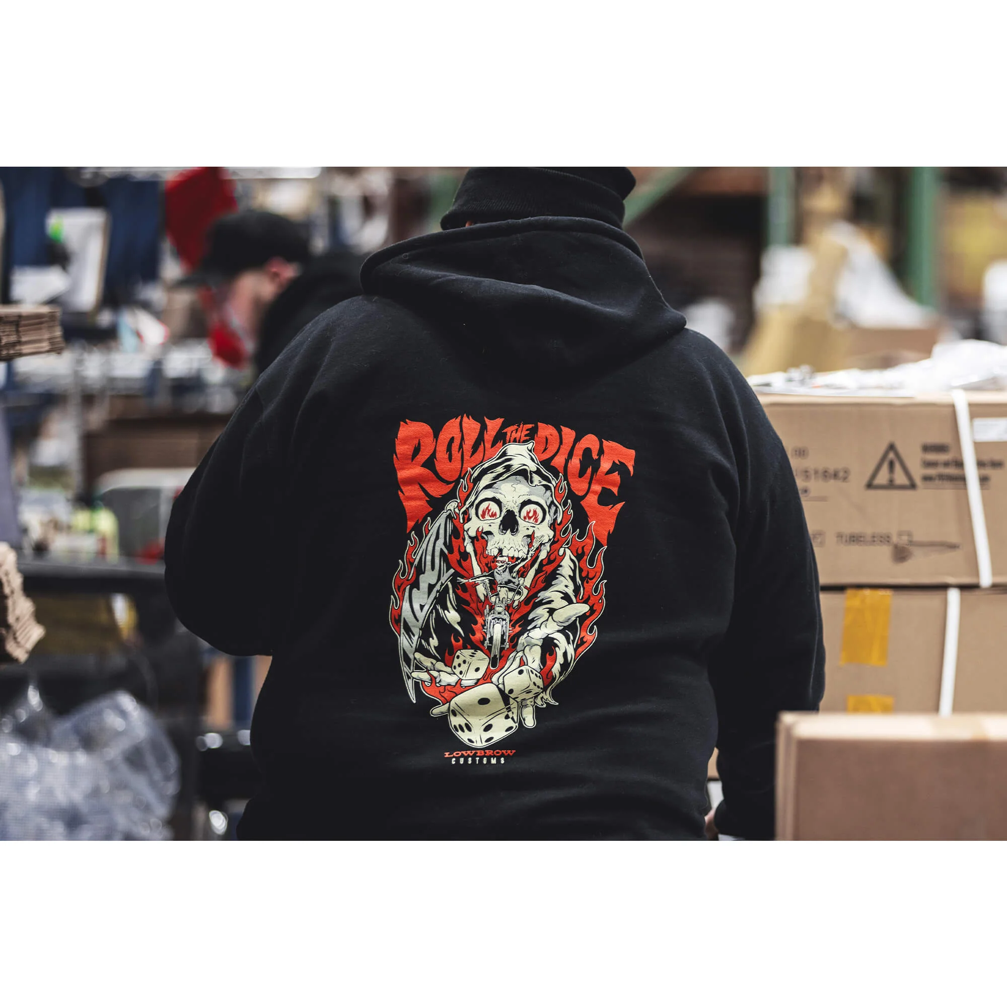 Roll The Dice Zip-up Hooded Sweatshirt - Image 9