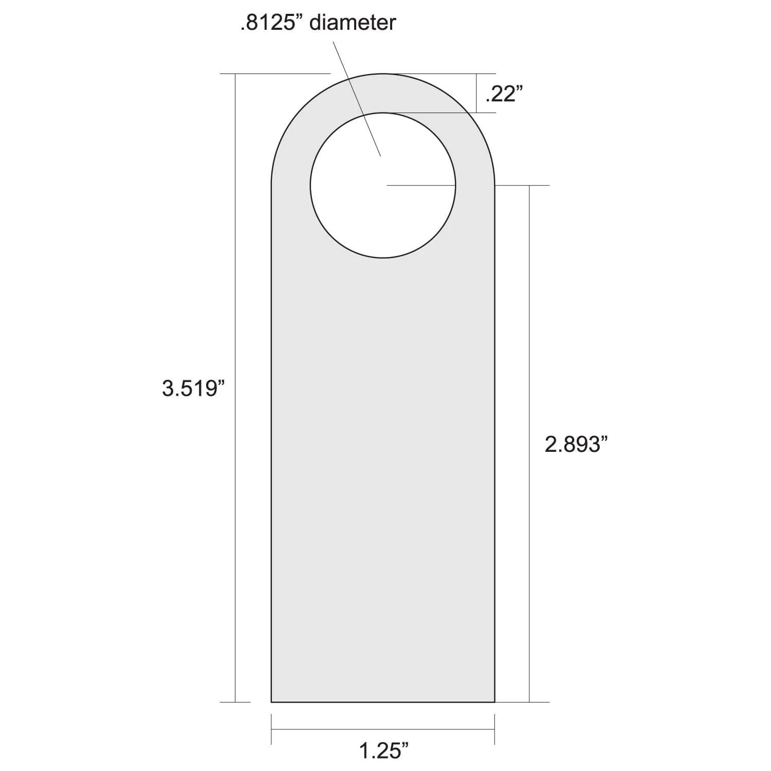 Rubber Mount Finger Tabs - 1/4 inch thick - Aluminum Washer - Image 4
