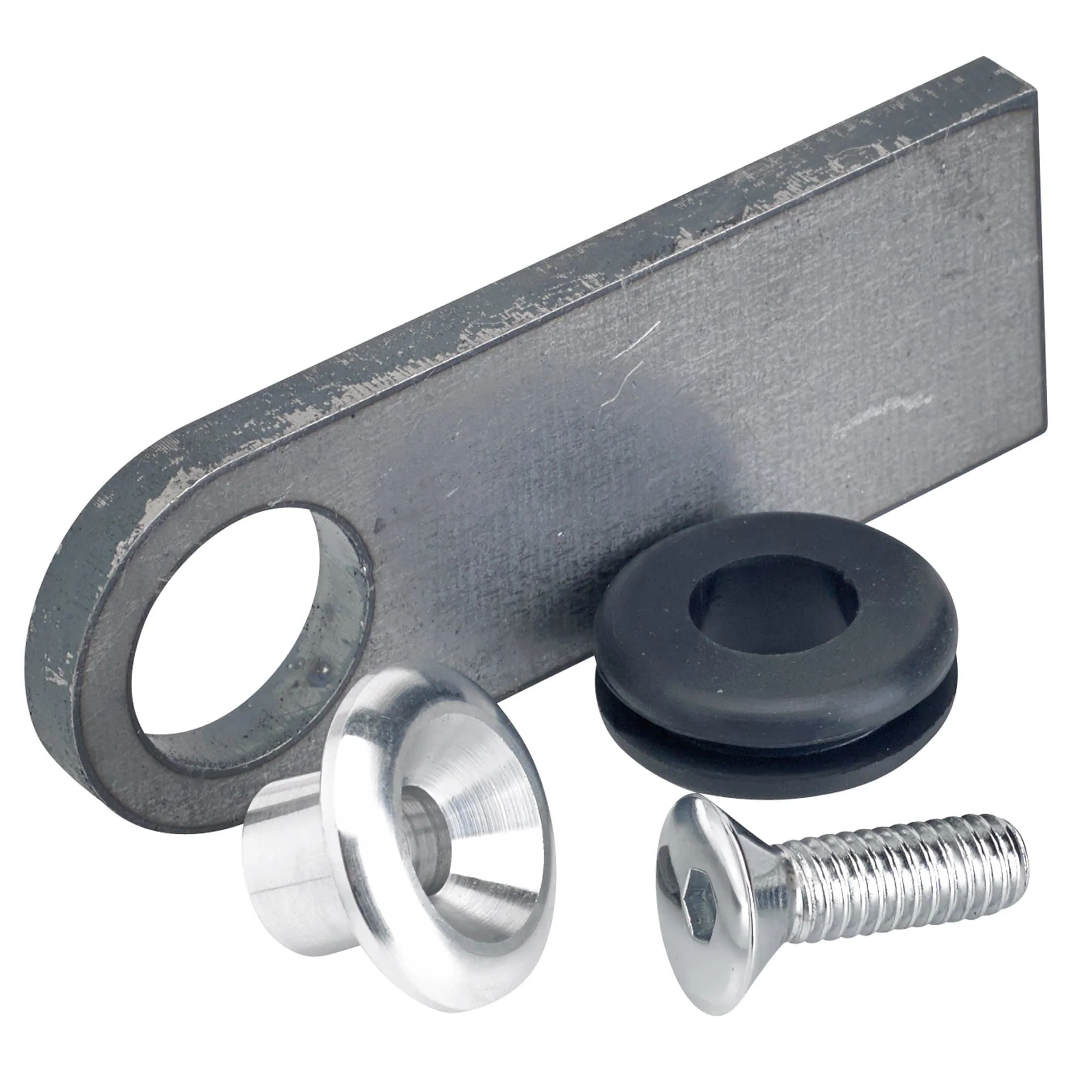 Rubber Mount Finger Tabs - Flat Head Allen - 1/4 inch Thick - Aluminum Washer - Image 4