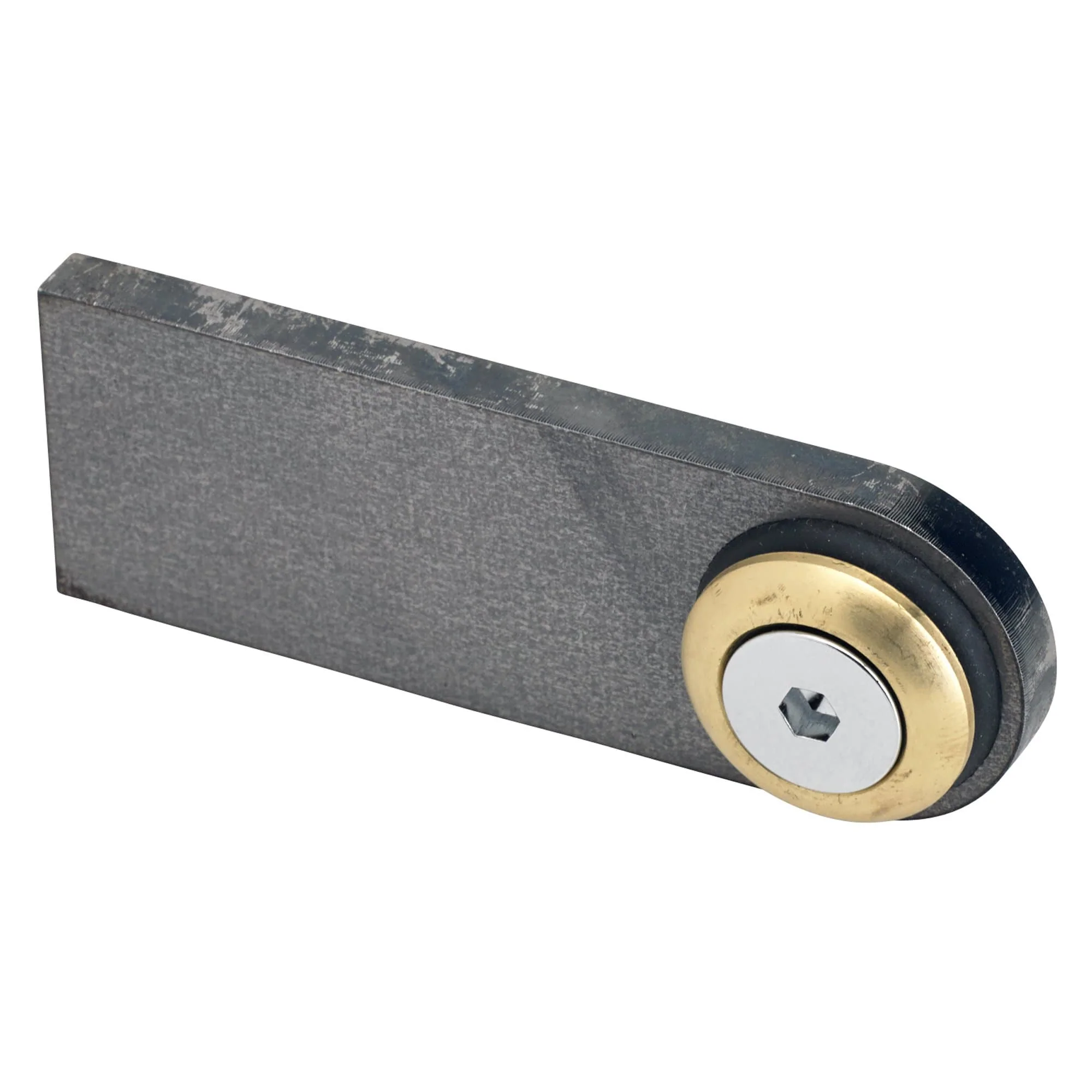 Rubber Mount Finger Tabs - Flat Head Allen - 1/4 inch Thick - Brass Washer