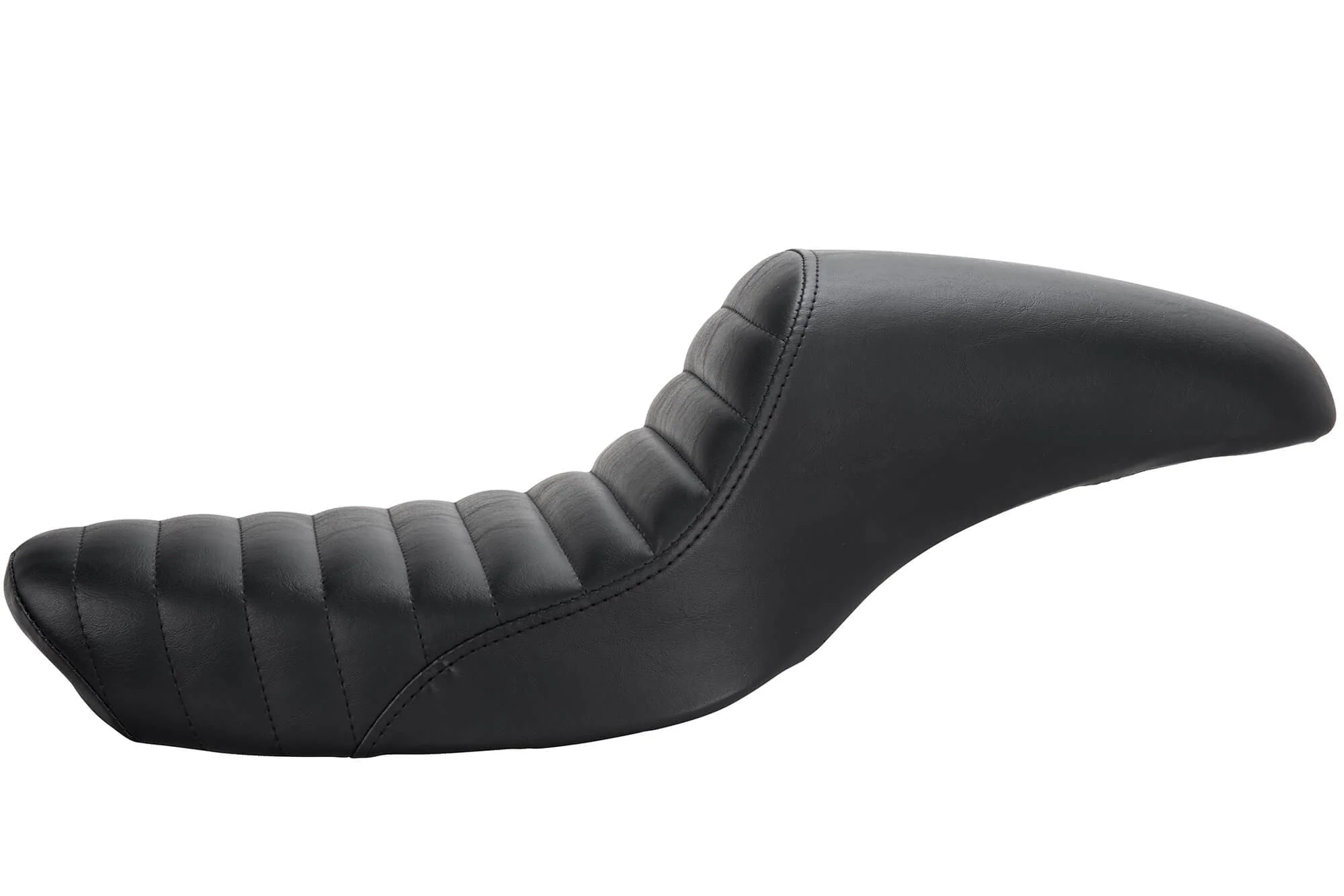 Americano 2-Up Cafe Seat - Tuck and Roll - fits 1986-2003 Harley-Davidson Sportsters - Image 3