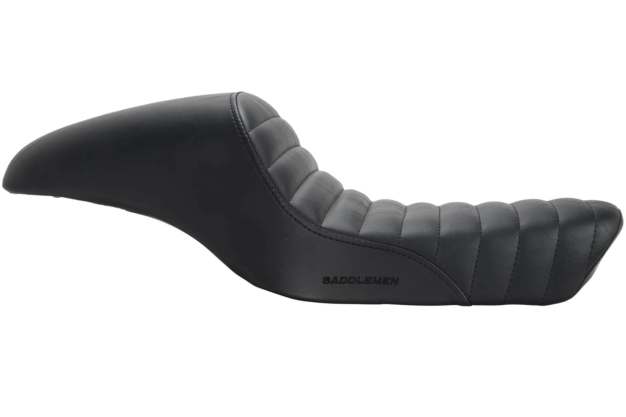 Americano 2-Up Cafe Seat - Tuck and Roll - fits 1986-2003 Harley-Davidson Sportsters - Image 5