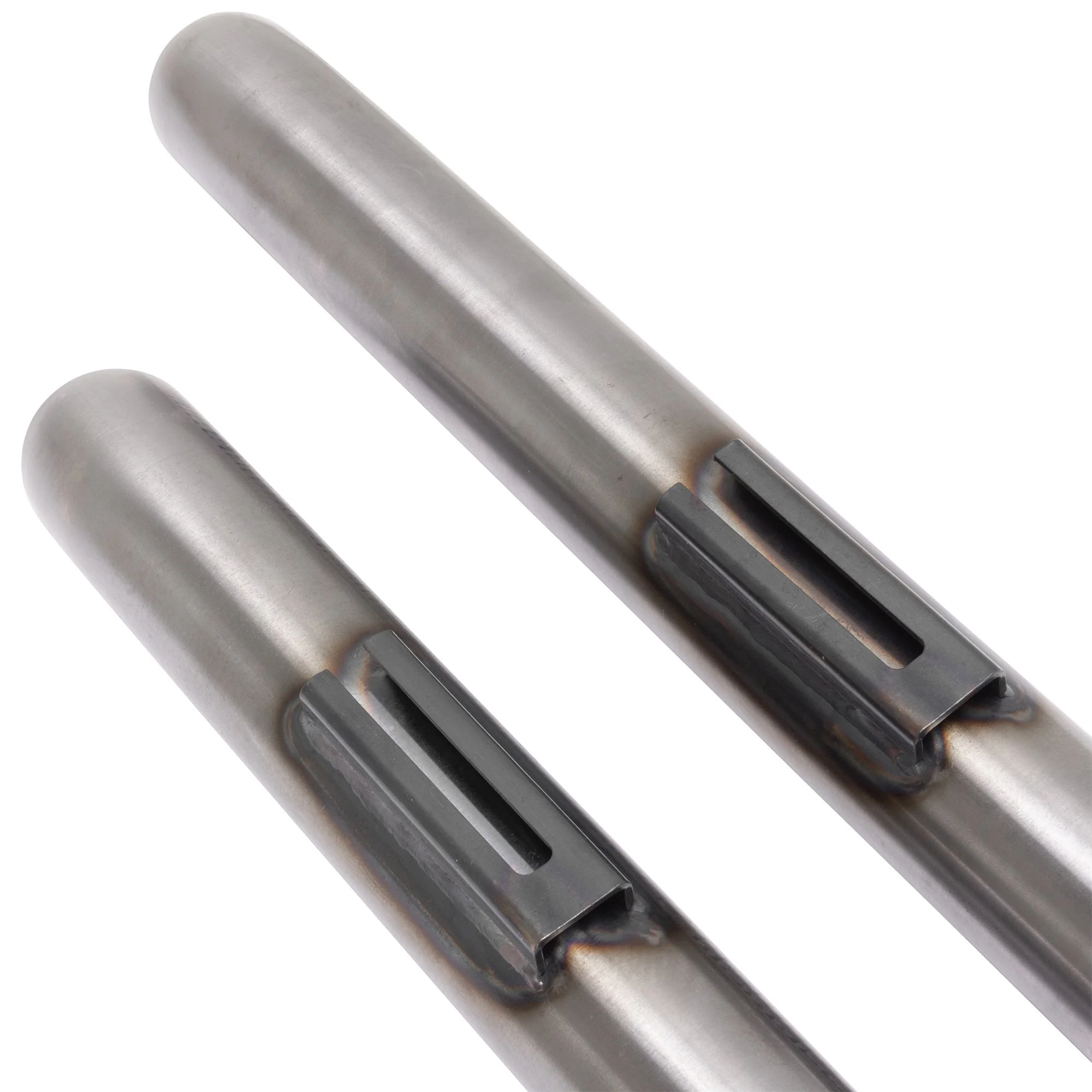 Shotgun Exhaust Pipes 1990-2003 Harley-Davidson Sportster XL - Raw Steel - Image 6