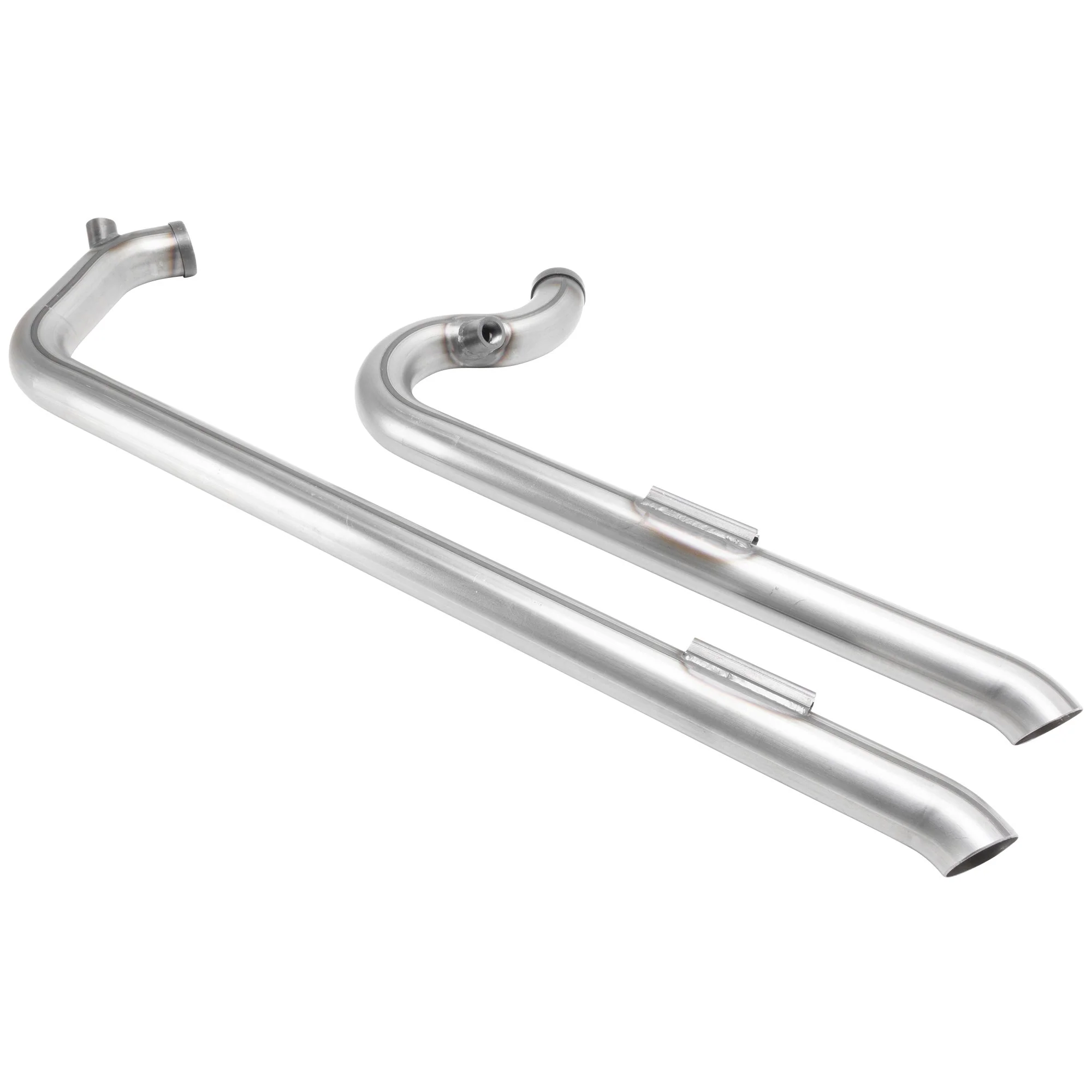 Shotgun Exhaust Pipes 2004-2021 Harley-Davidson Sportster XL - Raw Steel - Image 4