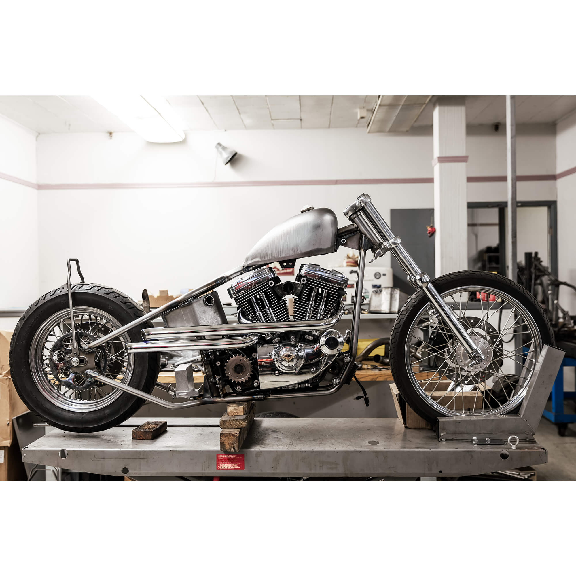 Shotgun Exhaust Pipes 1990-2003 Harley-Davidson Sportster XL Chrome - Image 12