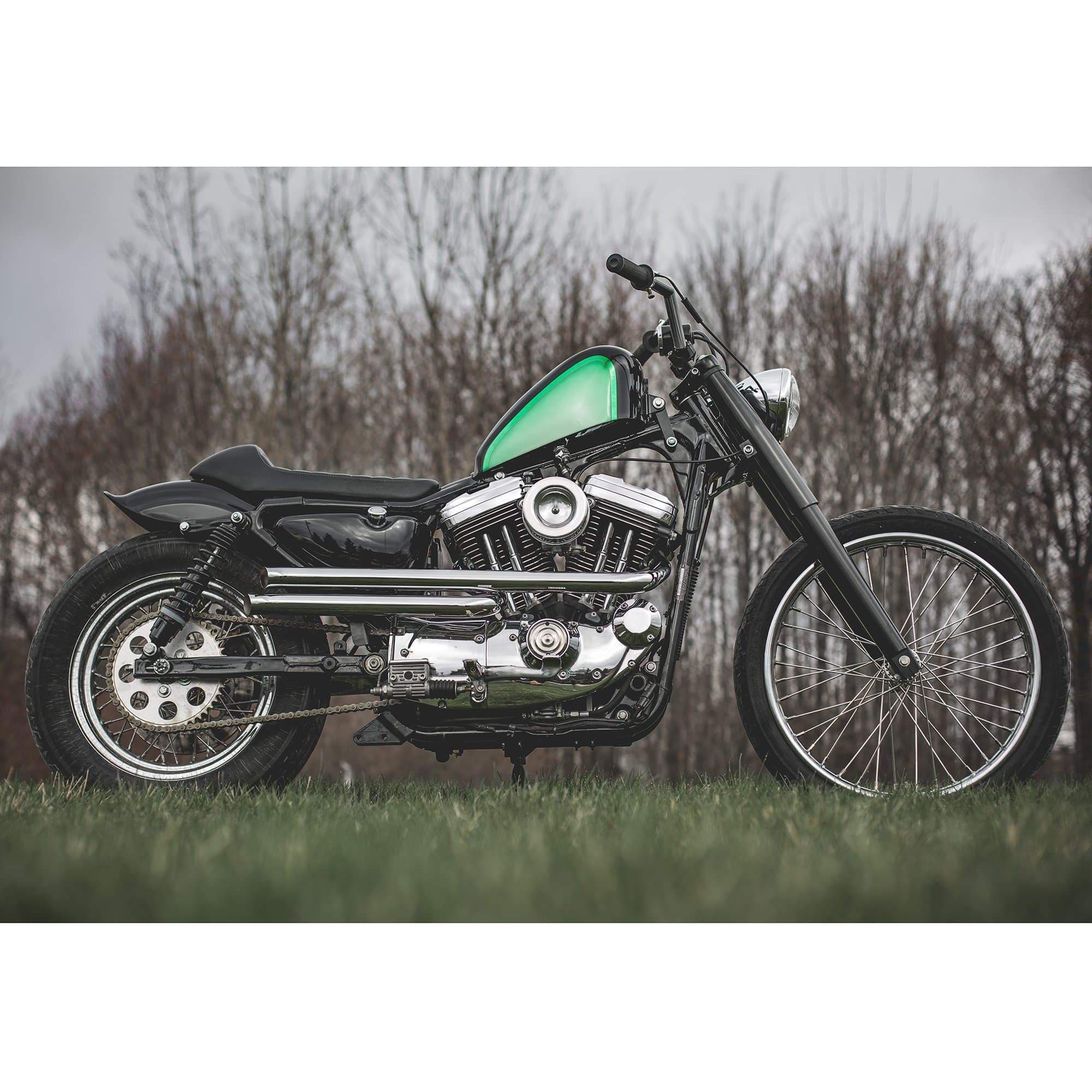 Shotgun Exhaust Pipes 1990-2003 Harley-Davidson Sportster XL Chrome - Image 16
