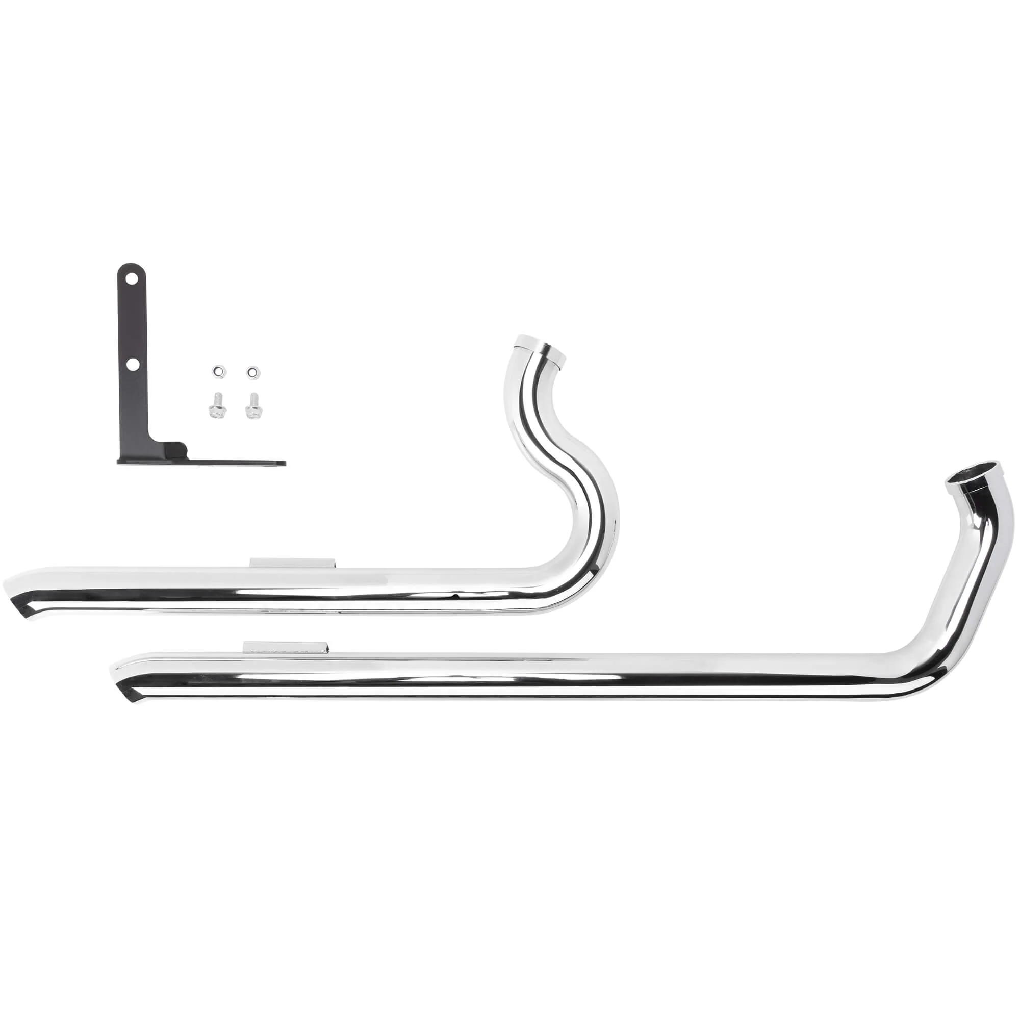 Shotgun Exhaust Pipes 1990-2003 Harley-Davidson Sportster XL Chrome - Image 3