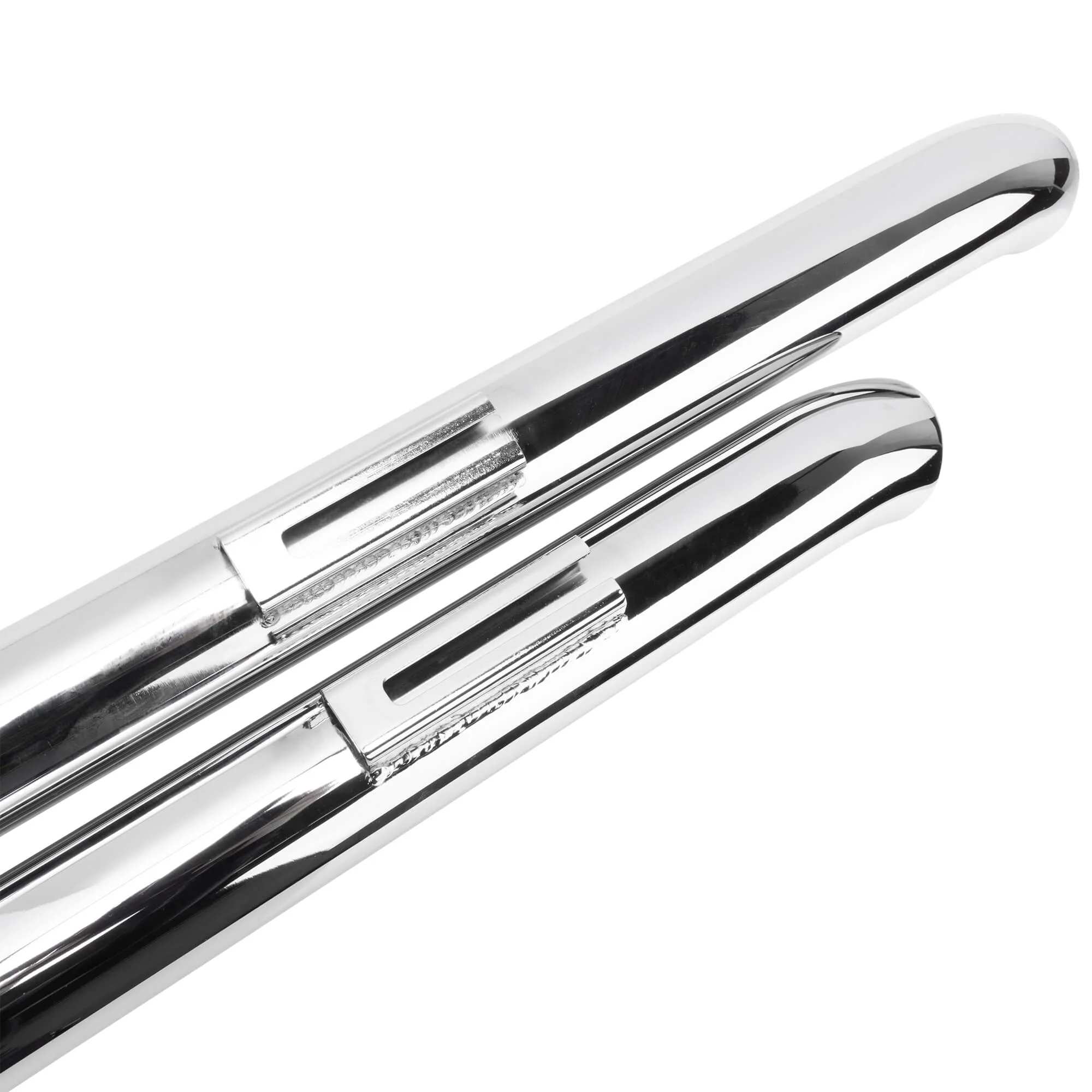 Shotgun Exhaust Pipes 1990-2003 Harley-Davidson Sportster XL Chrome - Image 6
