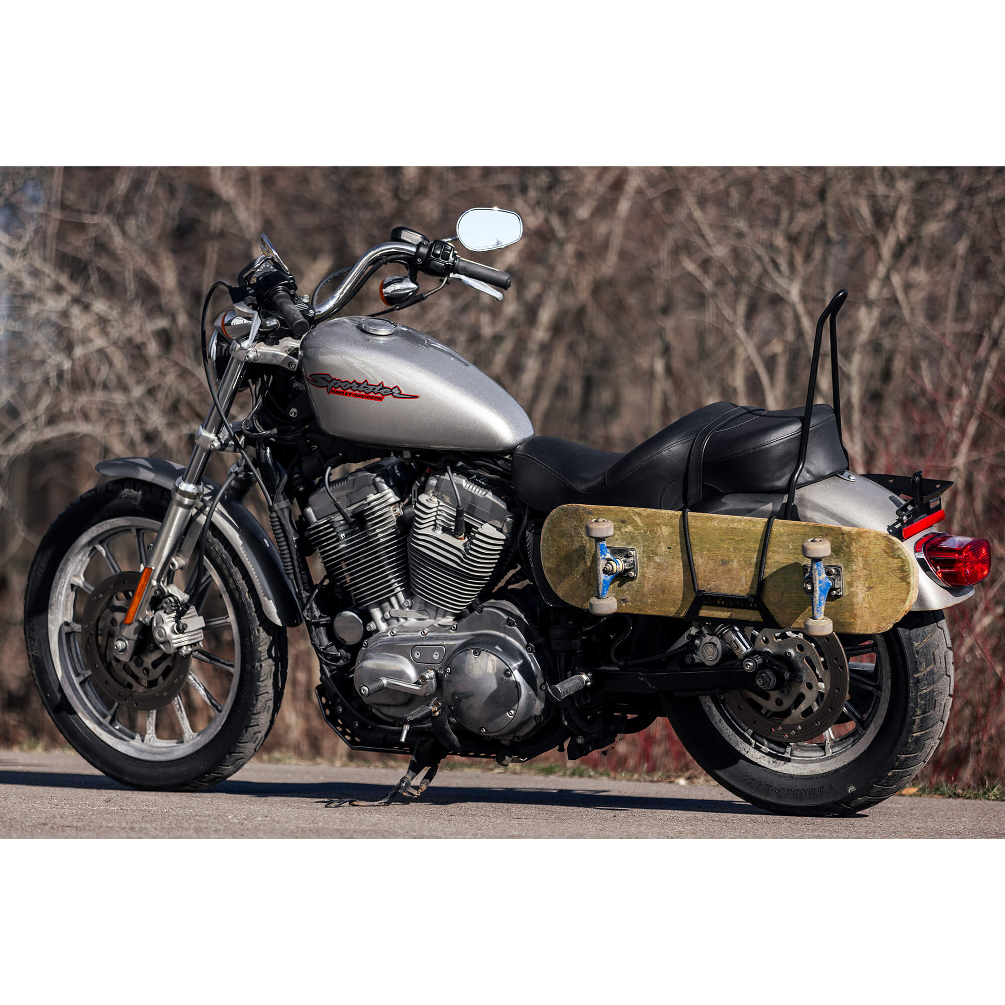Skateboard Carrier Rack 2004-2022 Harley-Davidson Sportsters - Image 9