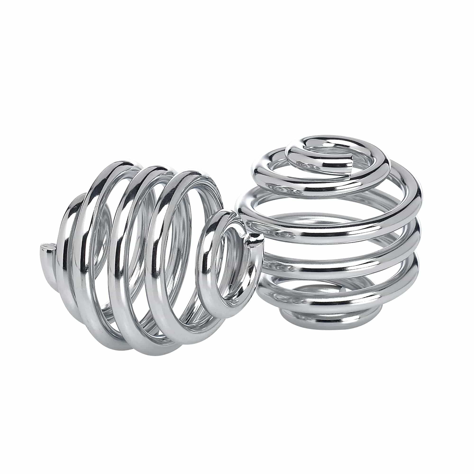 Solo Seat Springs - Barrel Style - 2 inch Chrome - Image 2