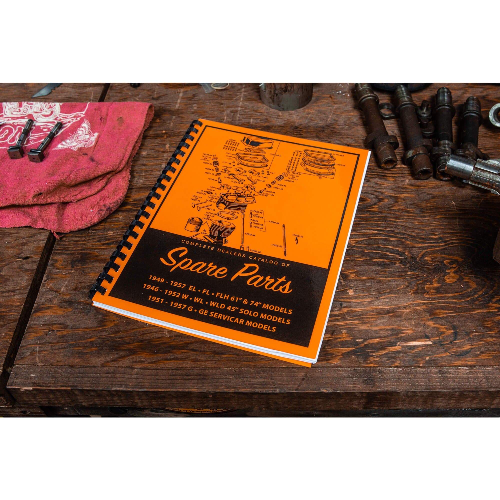 Spare Parts Book for 1949-1957 Harley-Davidson Panhead - Image 6