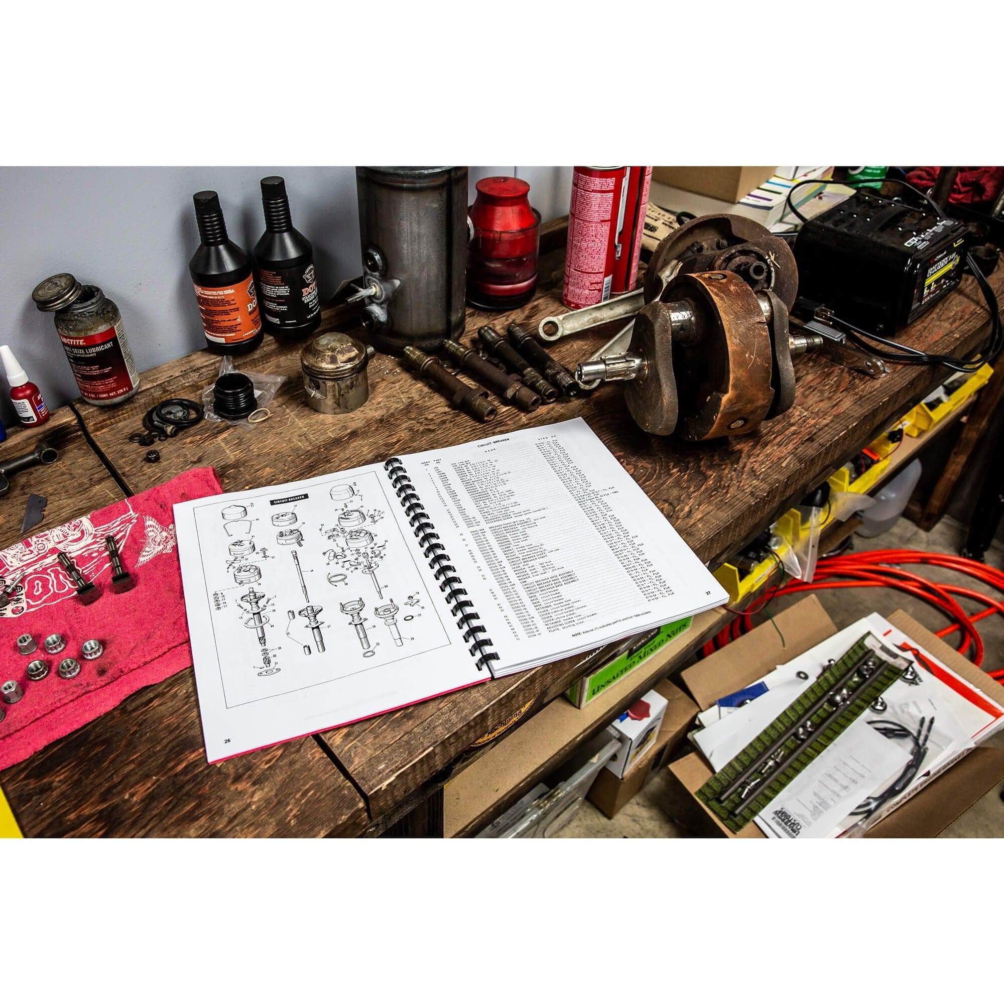 Spare Parts Book for 1958-1968 Harley-Davidson Panhead Shovelhead - Image 3
