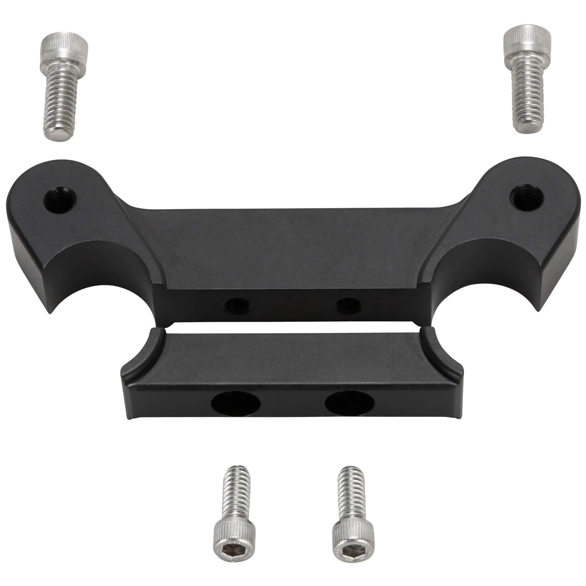 Speedometer Gauge Riser Mount for 1 inch T-Bar Handlebars - Black - Image 2