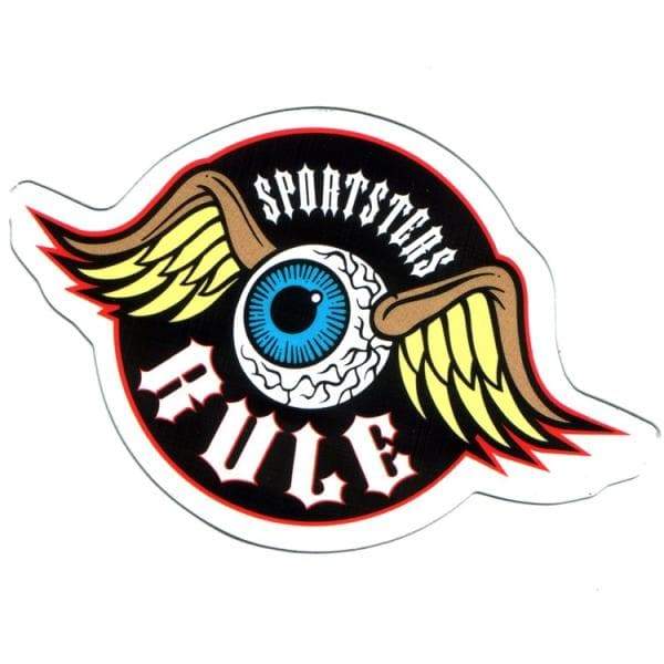 Sportsters Rule Die Cut Sticker