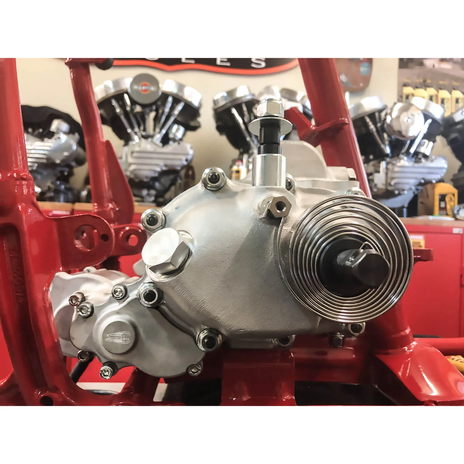 Stealthstarter Electric Starter Kit Swingarm Frame 4 Speed 1958-1985 Harley-Davidson Big Twins - Image 3