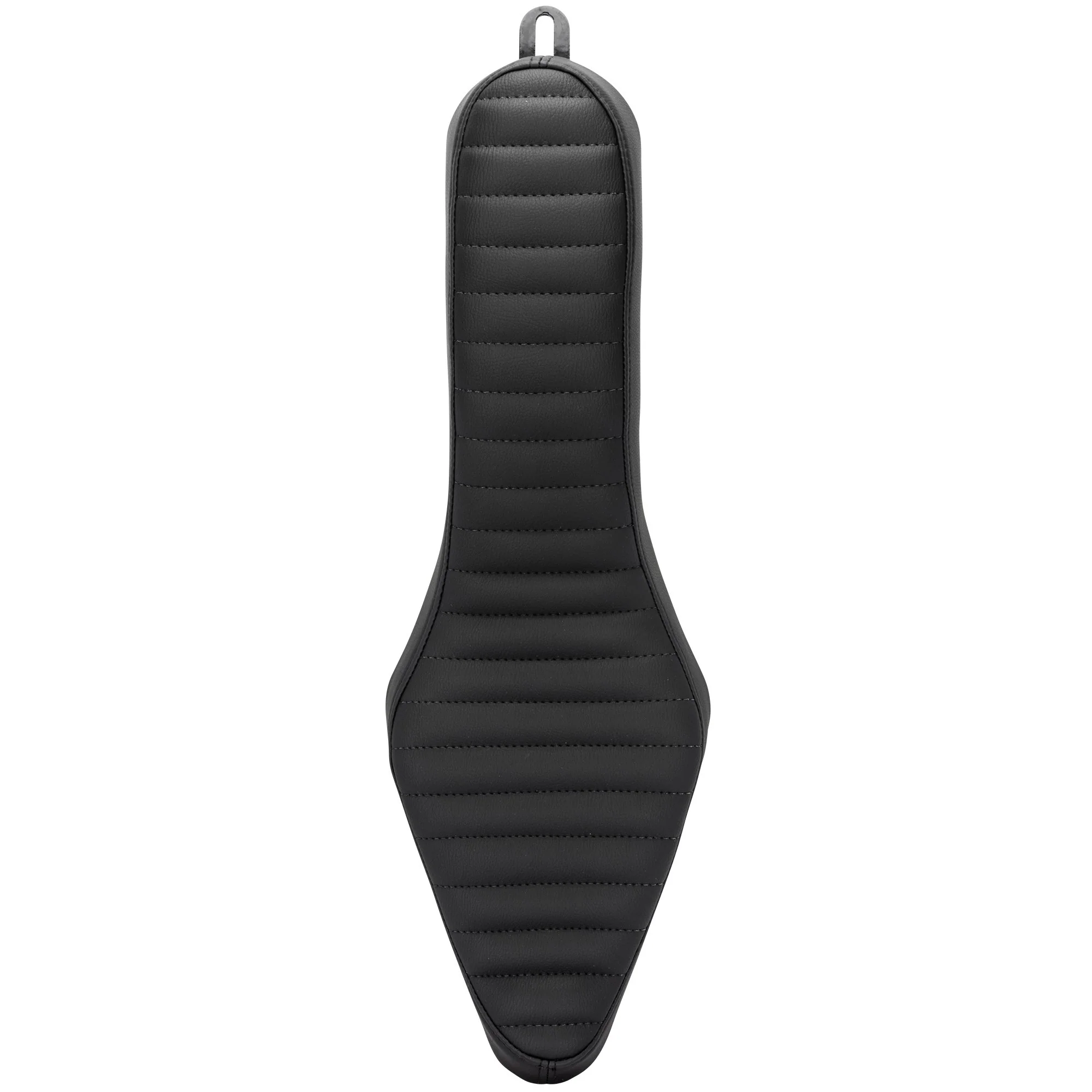 Skinny Style Seat - Black Horizontal Pleat - 1982-2003 Harley-Davidson Sportsters - Image 2