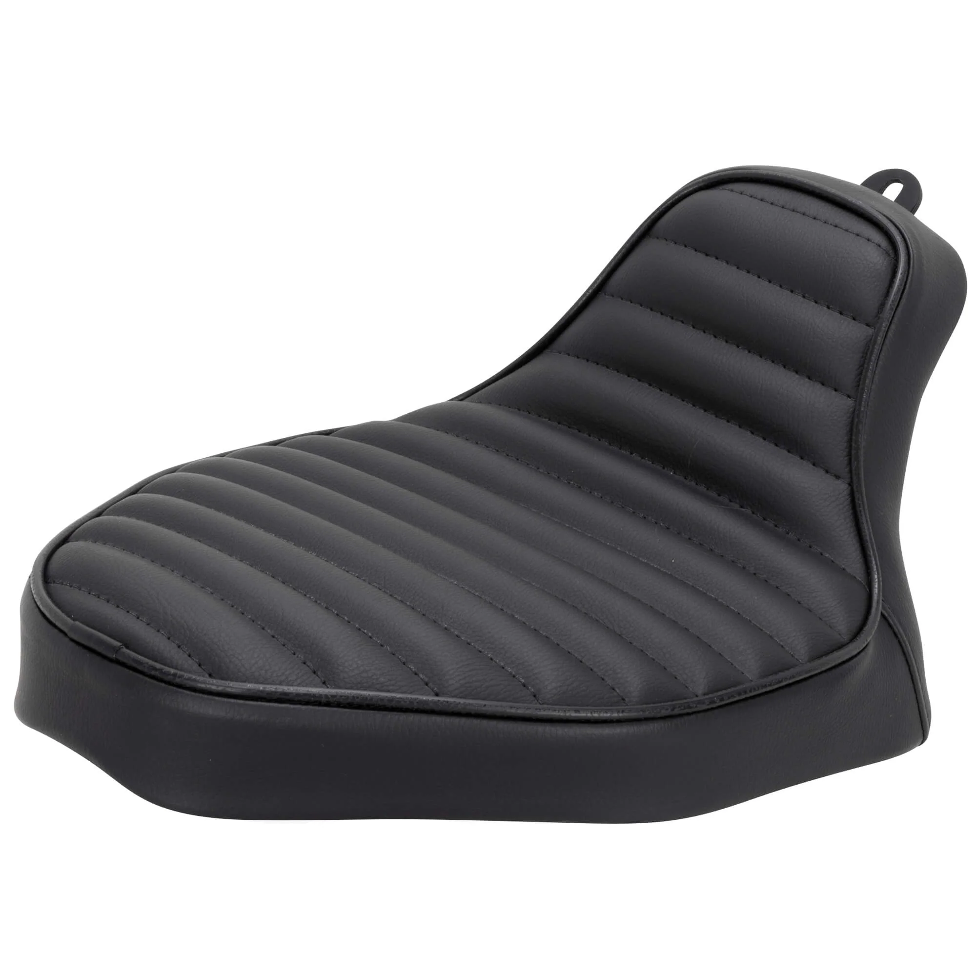 Solo Seat - Black Horizontal Pleat - Rigid Frame