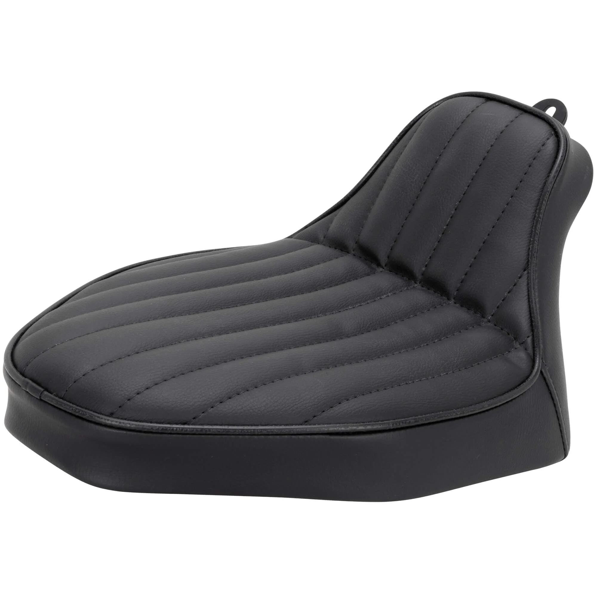 Solo Seat - Black Vertical Pleat - Rigid Frame