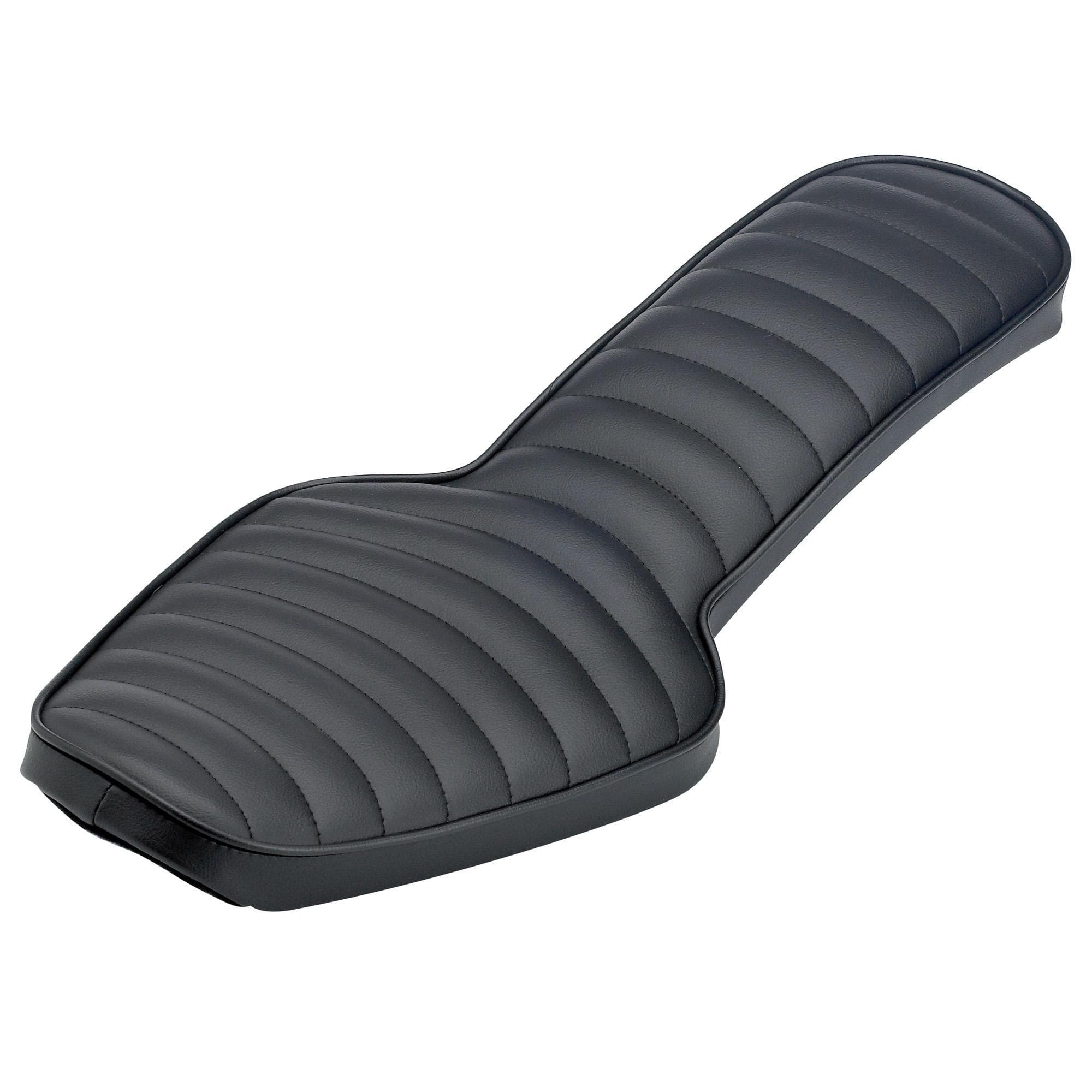 Sporty 2-up - Black Arched Pleats - 1982-2003 Harley-Davidson Sportsters