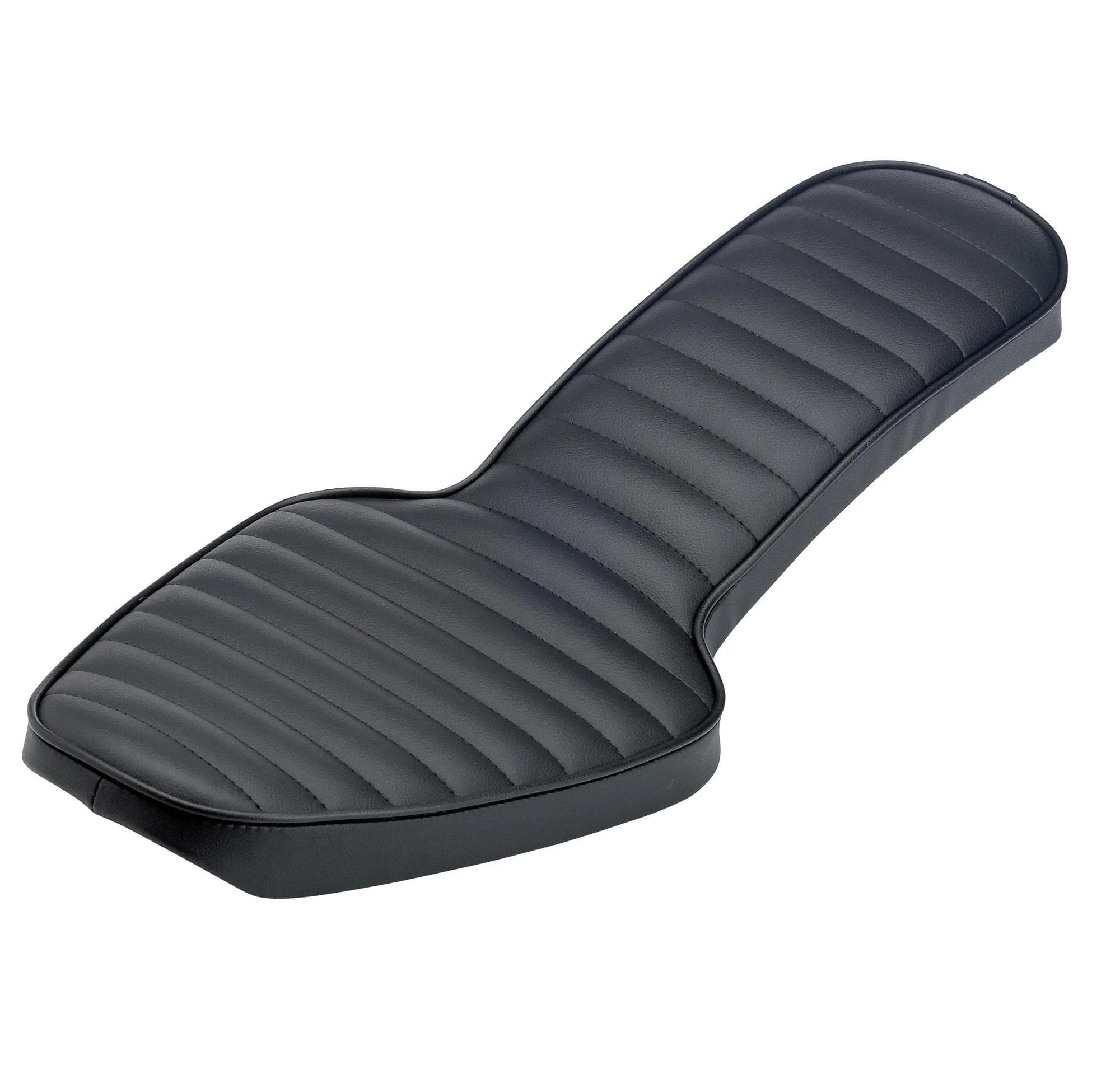 Sporty 2-up - Black Horizontal Pleated - 1982-2003 Harley-Davidson Sportsters