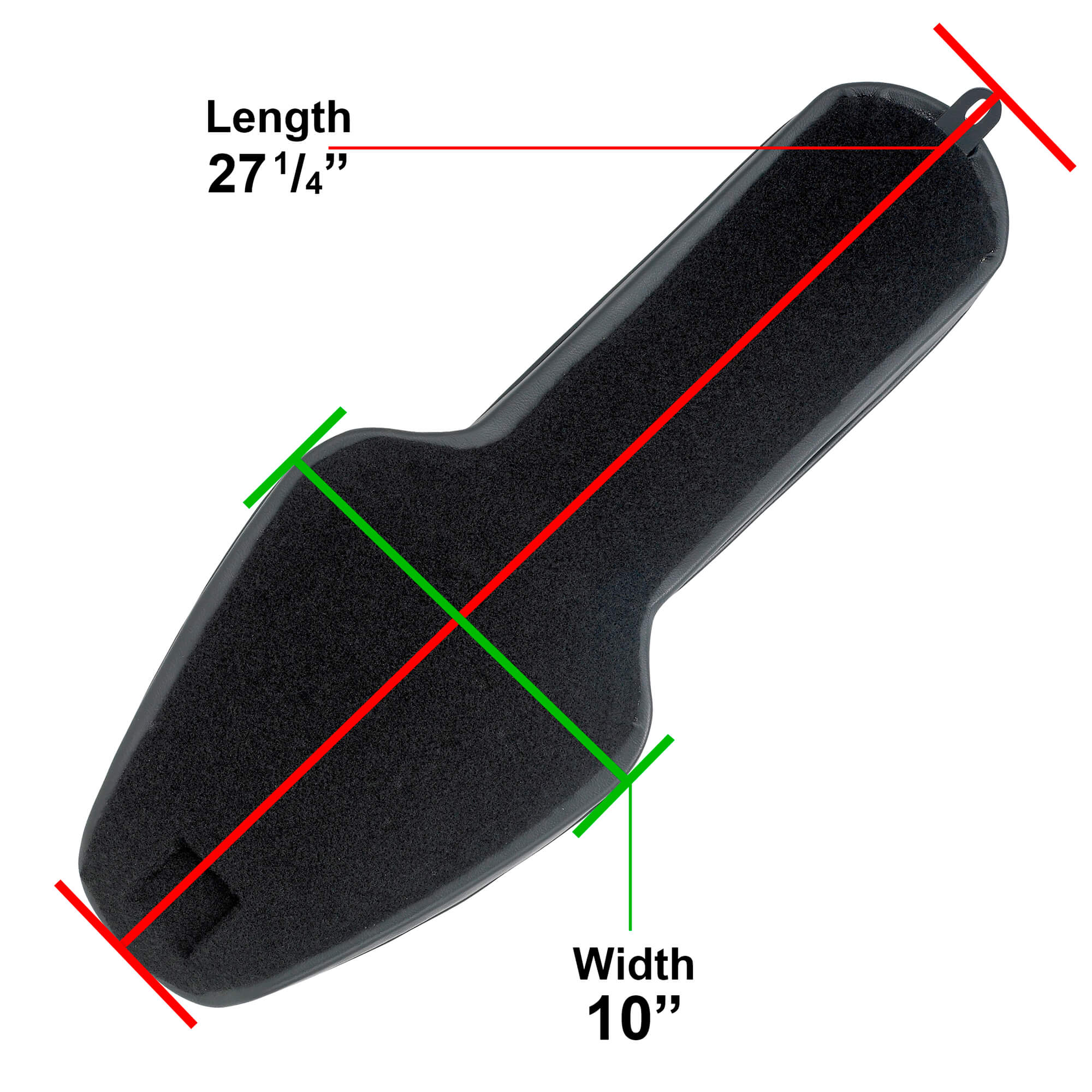 Sporty 2-up - Black Horizontal Pleated - 1982-2003 Harley-Davidson Sportsters - Image 3