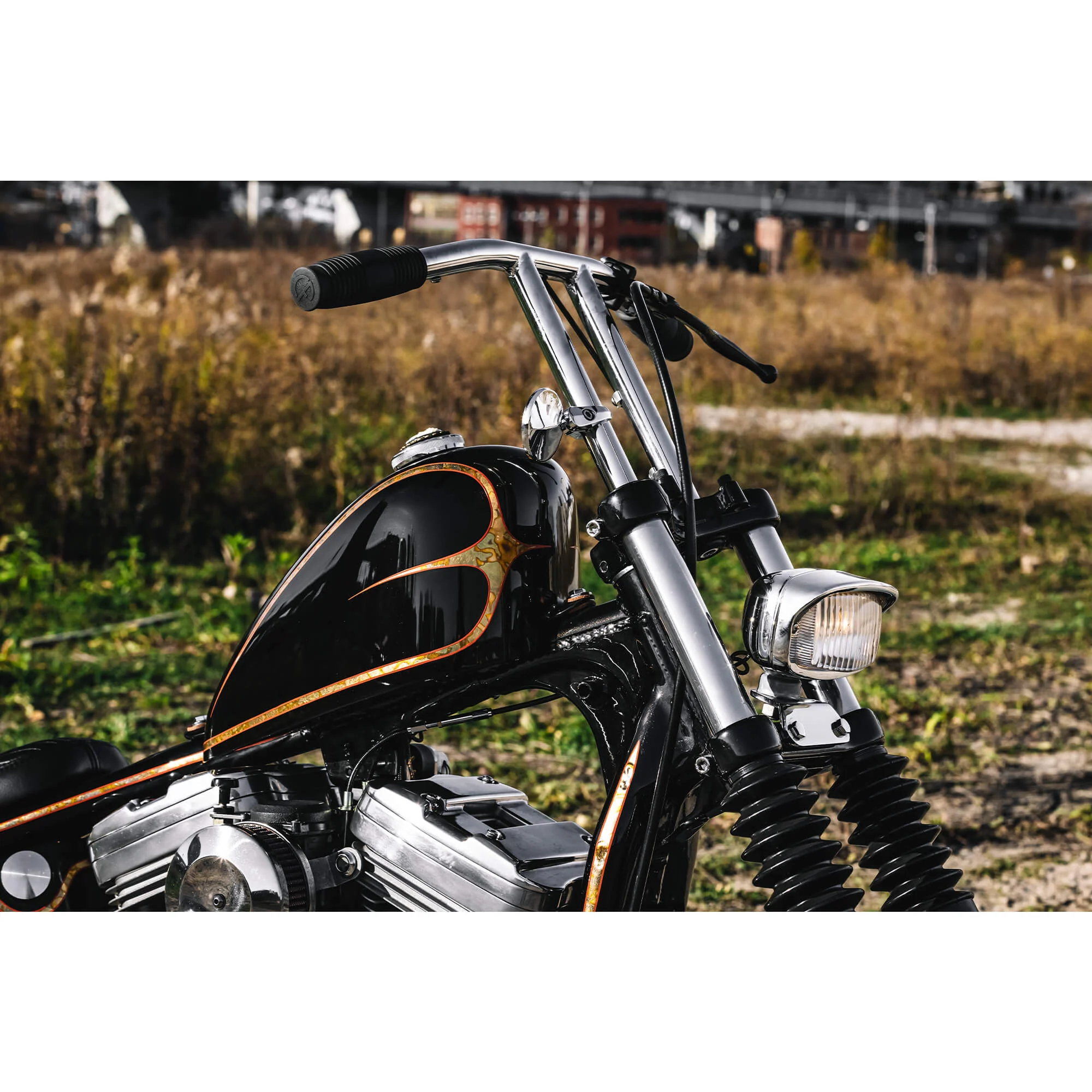 T-Bars Handlebars - 10 inch Rise - 1-Inch Diameter - Chrome - Image 14