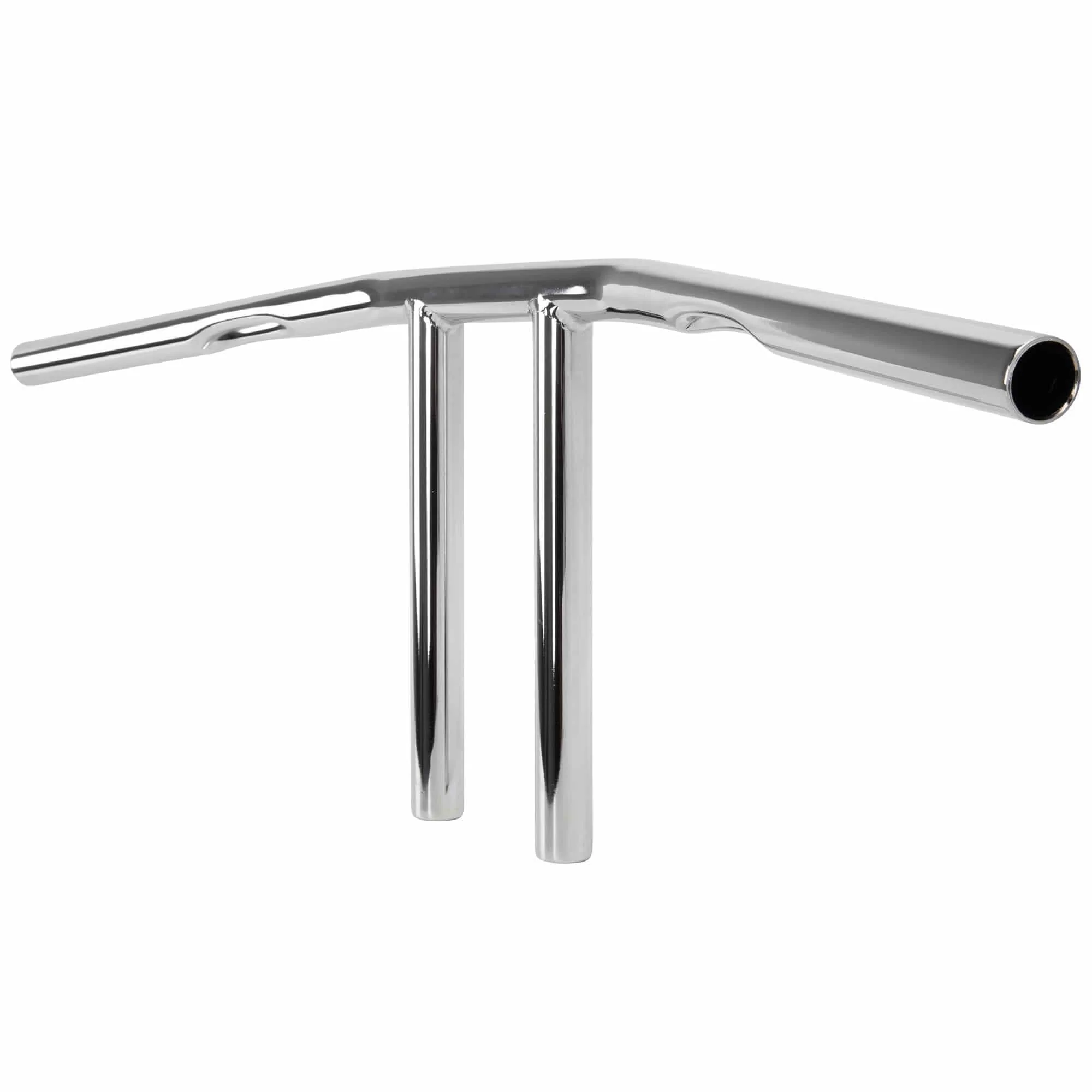 T-Bars Handlebars - 10 inch Rise - 1-Inch Diameter - Chrome - Image 2