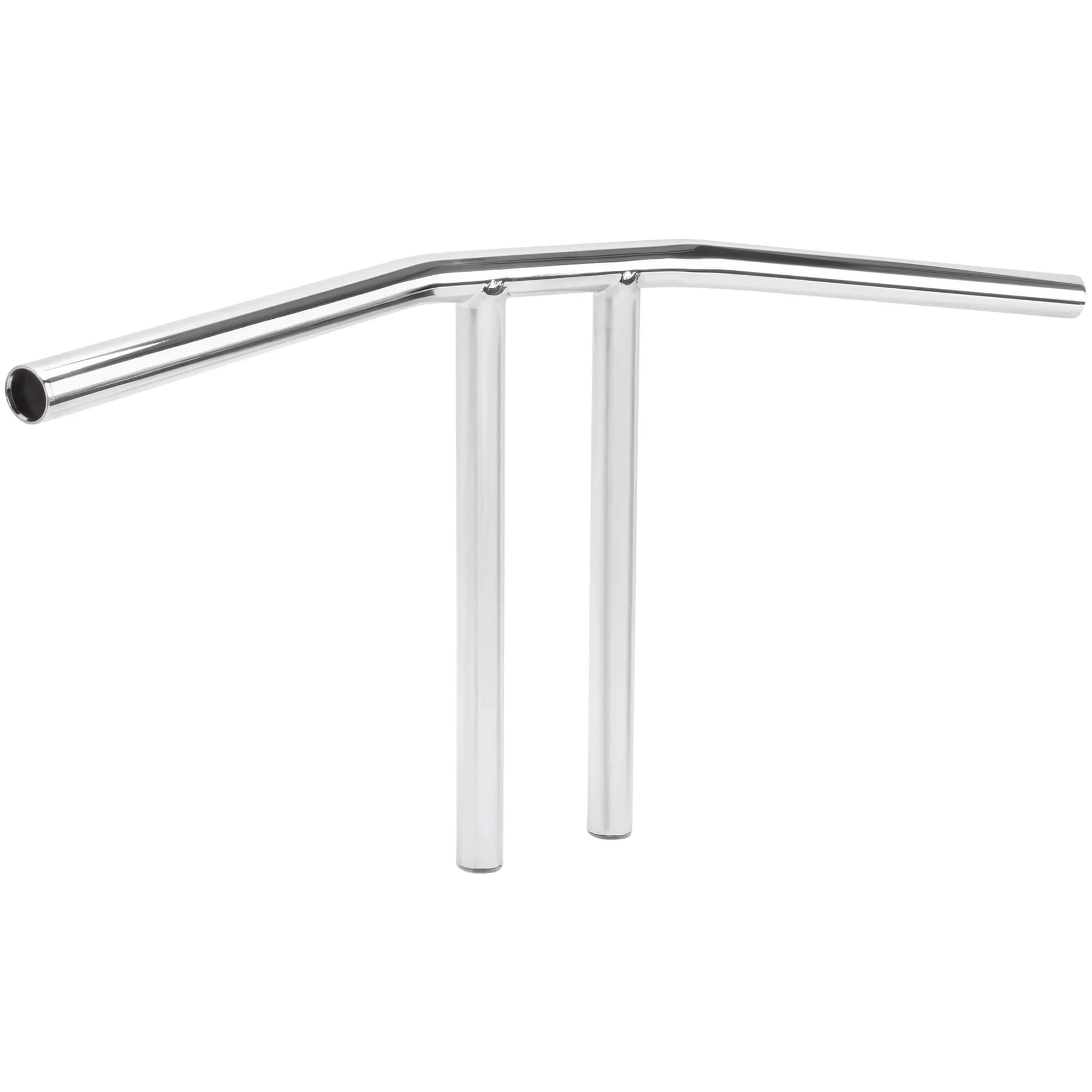 T-Bars Handlebars - 12 Inch Rise - 1 inch Diameter - Chrome - Image 2