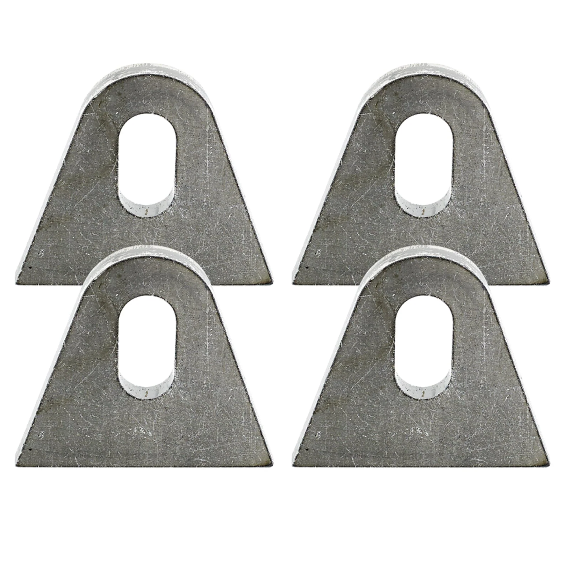 Tab #4 - Mild Steel Mounting Tabs 3/16 inch thick - 4 pack