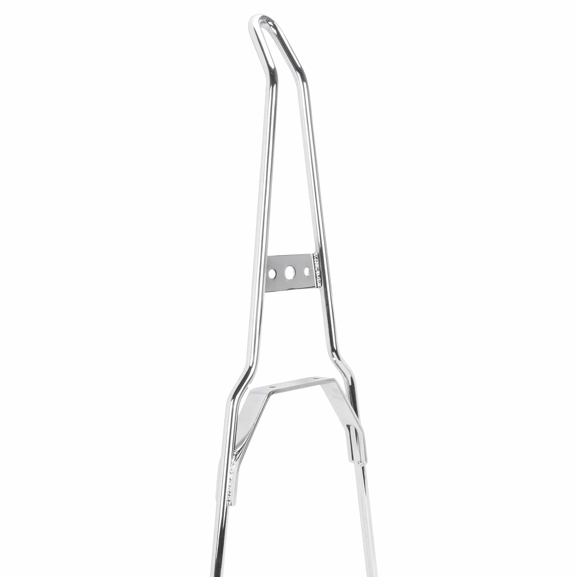 Chrome Kick Back Sissy Bar - Flat Fender - Box Tail Light - Image 5