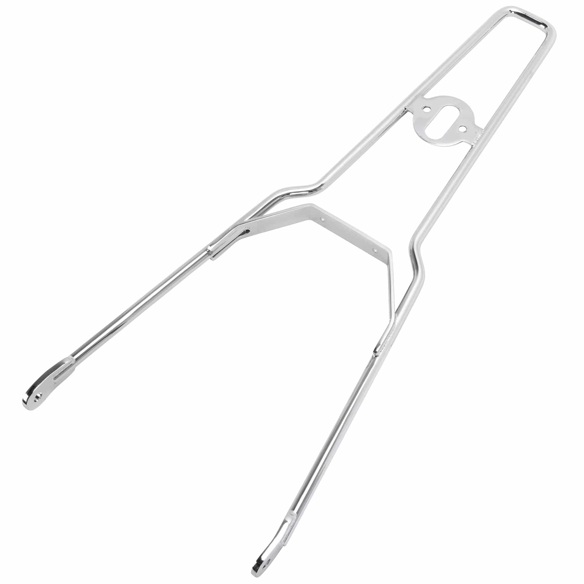 Chrome Square Top Sissy Bar - Flat Fender - Model A Tail Light - Image 2