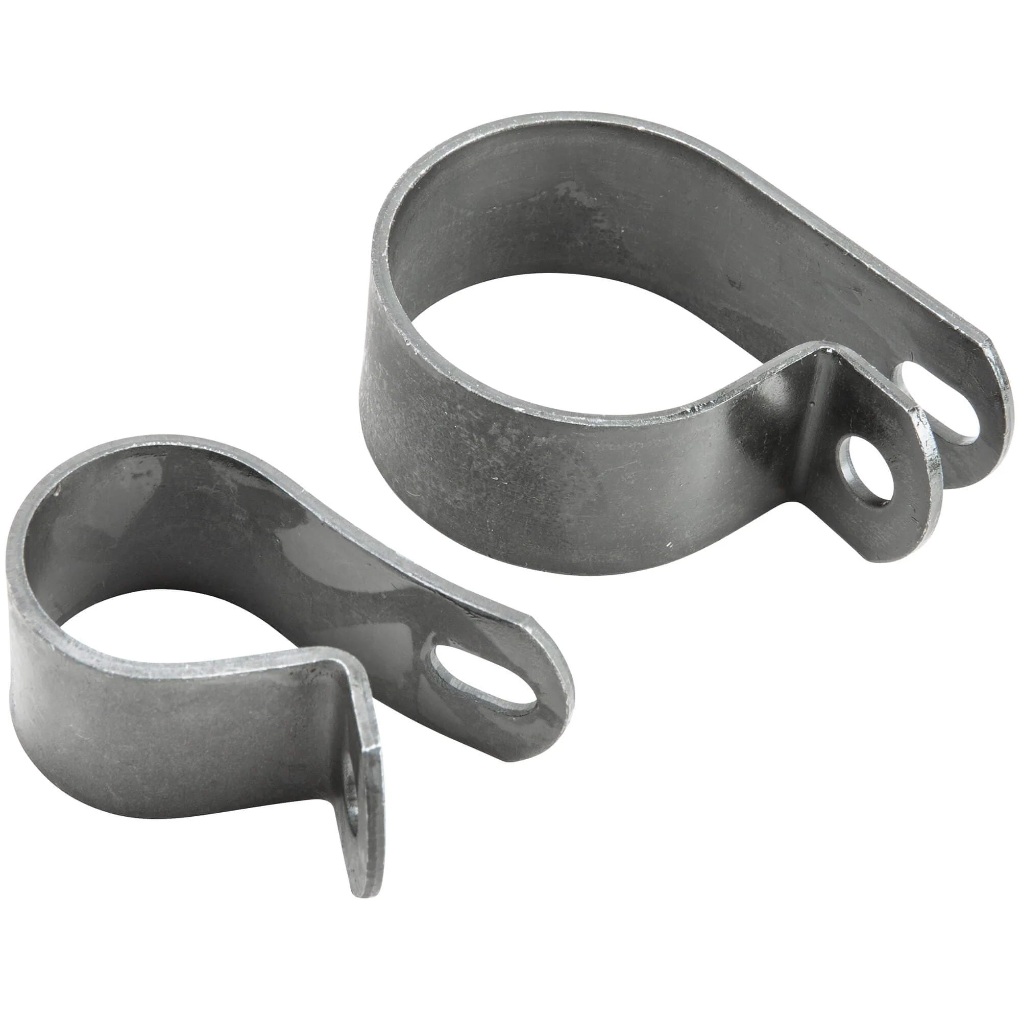 Front Pipe Exhaust Clamp 2 Piece Set 1937-1969 Harley-Davidson EL FL - Parkerized OEM #65512-37